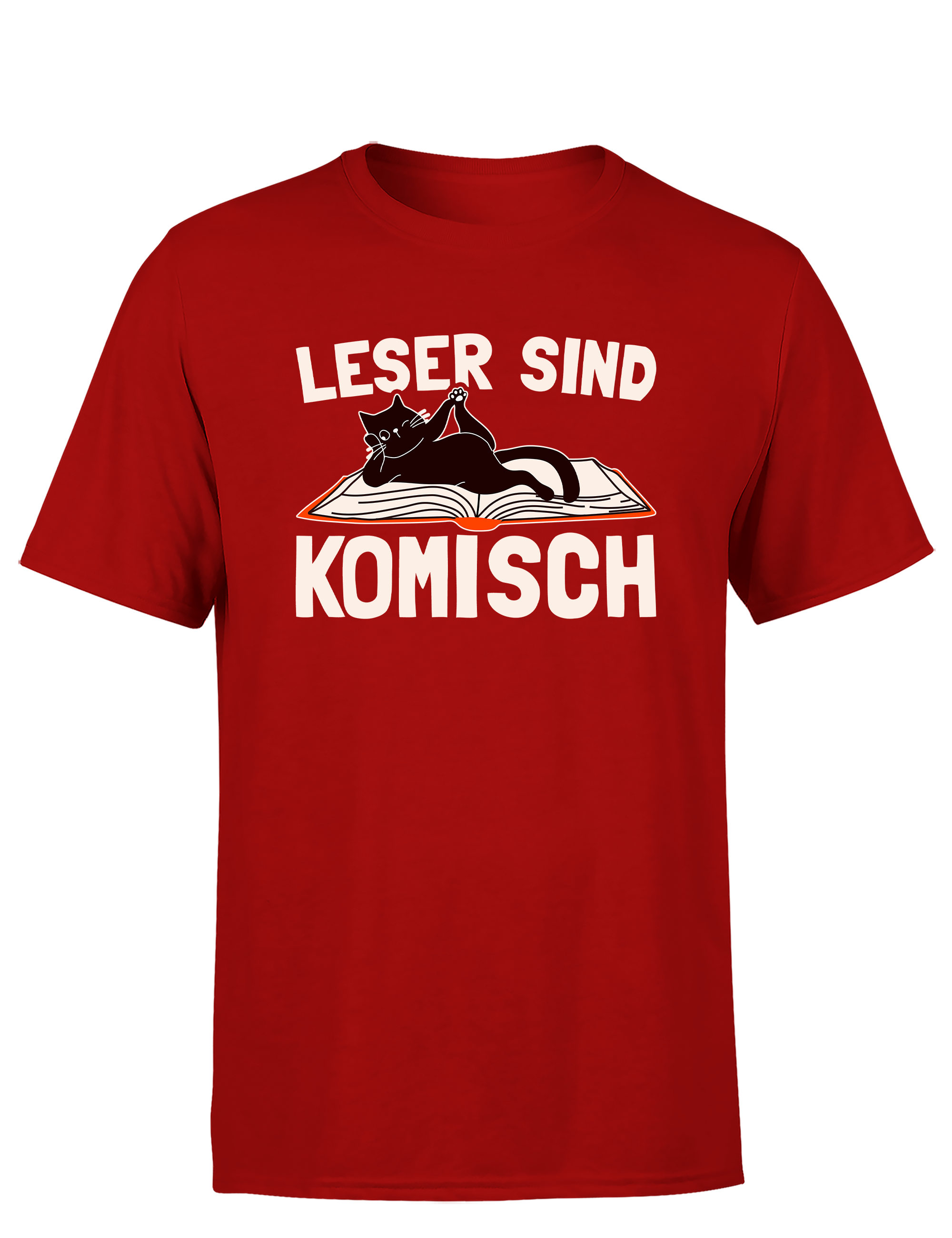 Leser sind komisch – Herren T-Shirt im Retro Stil | Lustiges Shirt für Bücherwürmer, Bibliothek & Geschenkidee