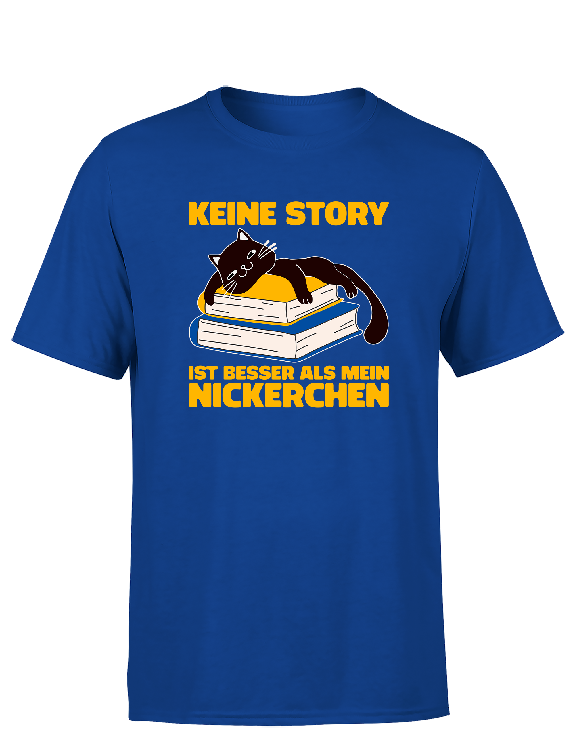 Keine Story ist besser als mein Nickerchen – Herren T-Shirt im Retro Stil | Lustiges Shirt für Leseratten, Bibliothek & Freizeit