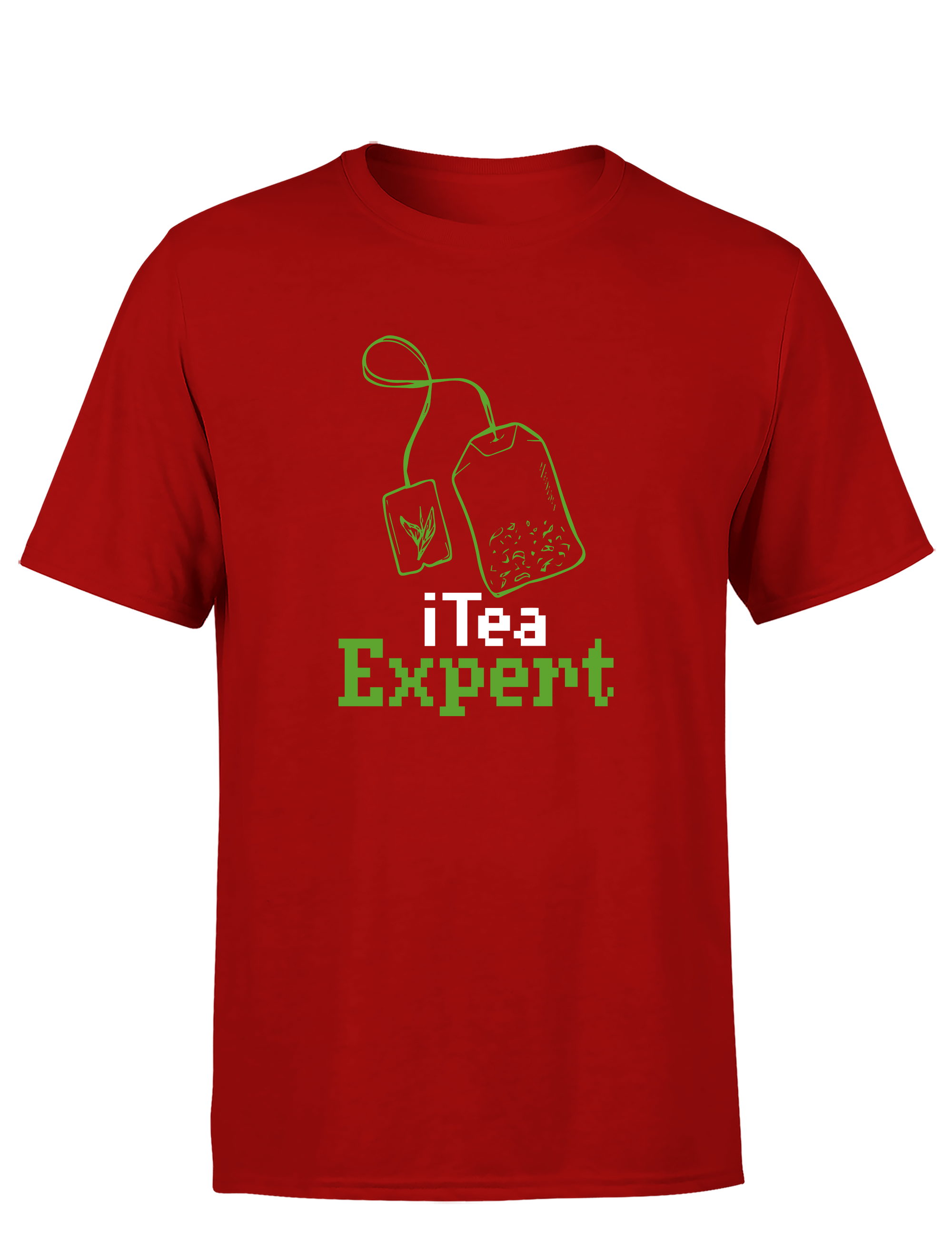 I Tea Expert – Herren T-Shirt im Retro Stil | Lustiges Shirt für Teeliebhaber, Nerds & IT-Fans
