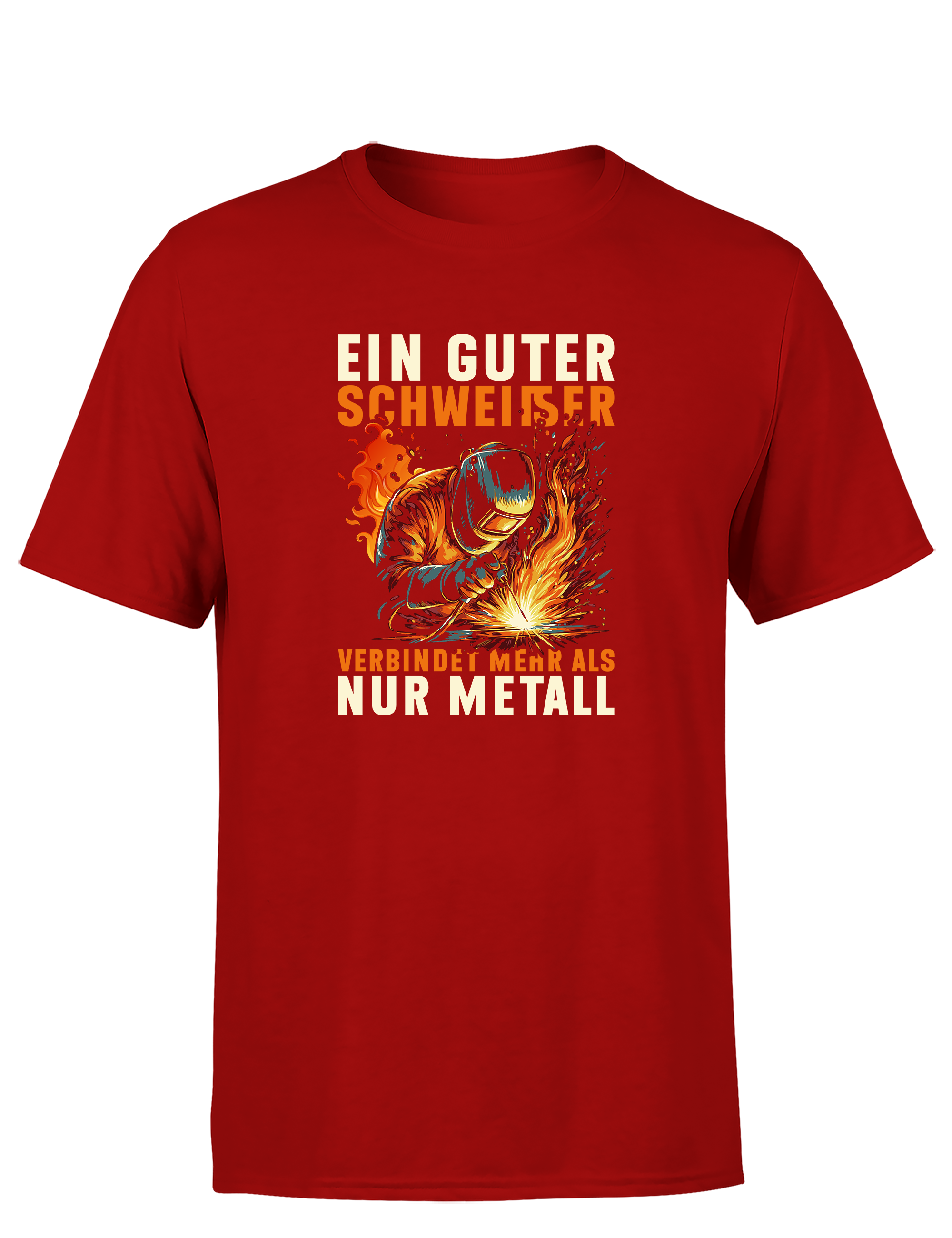 Ein guter Schweißer verbindet mehr als nur Metall – Herren T-Shirt im Retro Stil | Lustiges Shirt für Schweißer, Metallbauer & Handwerker