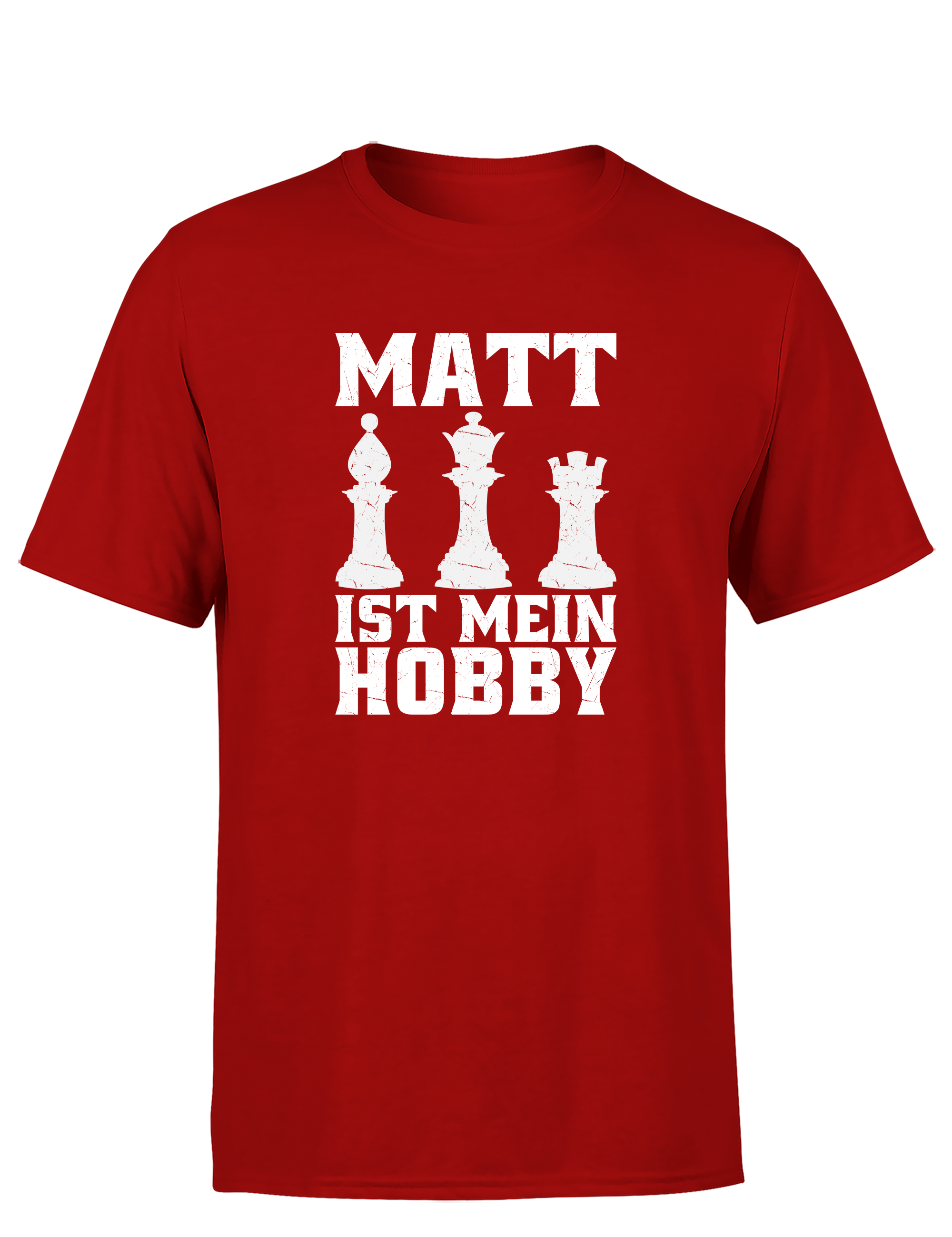 Matt ist mein Hobby – Herren T-Shirt im Retro Stil | Perfektes Männer Shirt für Schachspieler, Turniere, Freizeit & Geschenkidee