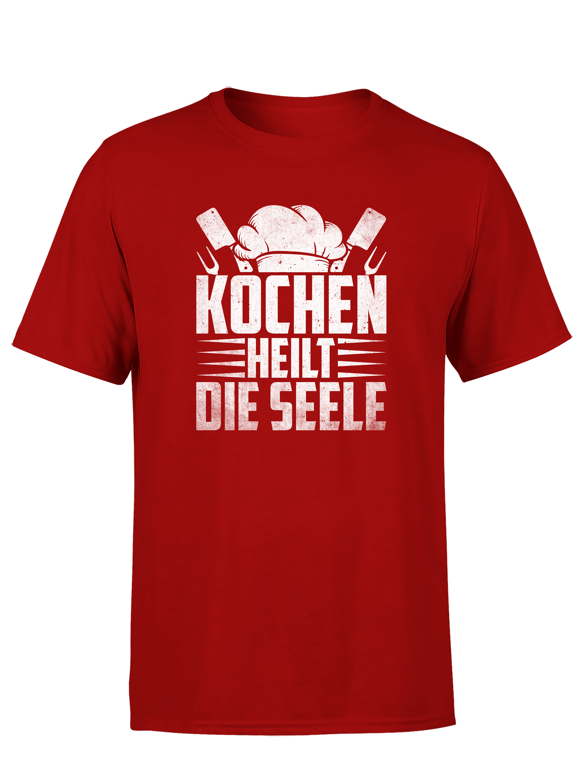 Herren T-Shirt „Feuer Pfanne Fertig“ | Lustiges Koch Shirt für Männer & Grillmeister (Copie)