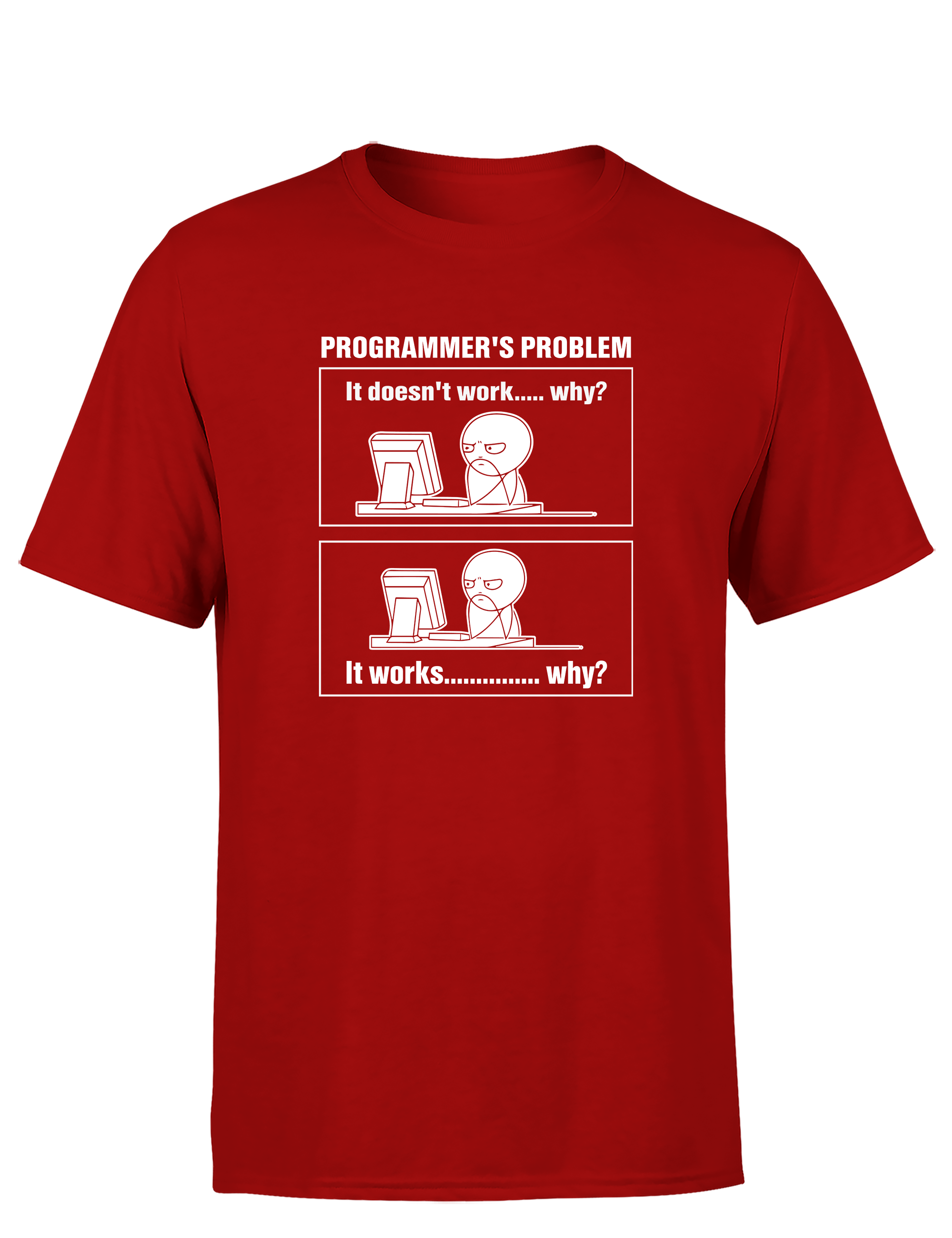 Programmer’s Problem – Herren T-Shirt im Retro Stil | Lustiges Nerd Shirt für Entwickler, Coder & IT-Fans