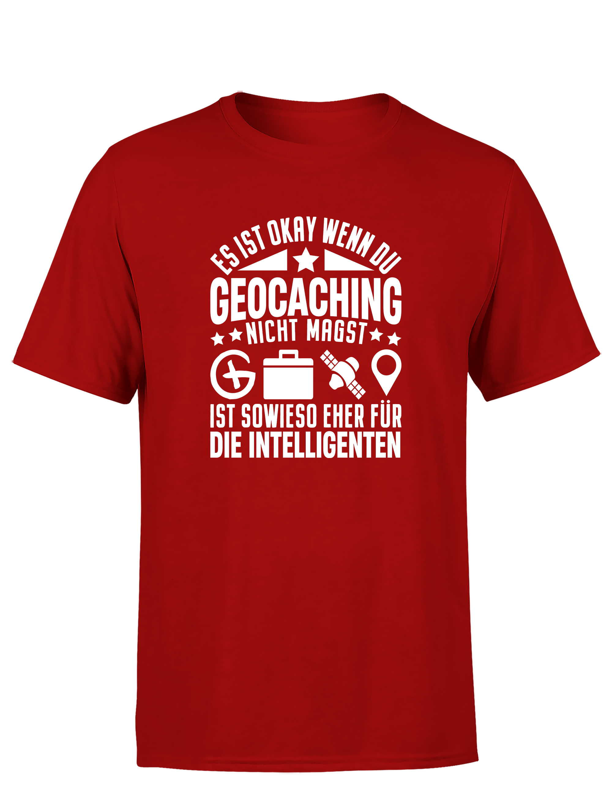 Es ist okay, wenn du Geocaching nicht magst – Herren T-Shirt im Retro Stil | Lustiges Shirt für Geocacher, Schatzsucher & Outdoor-Fans