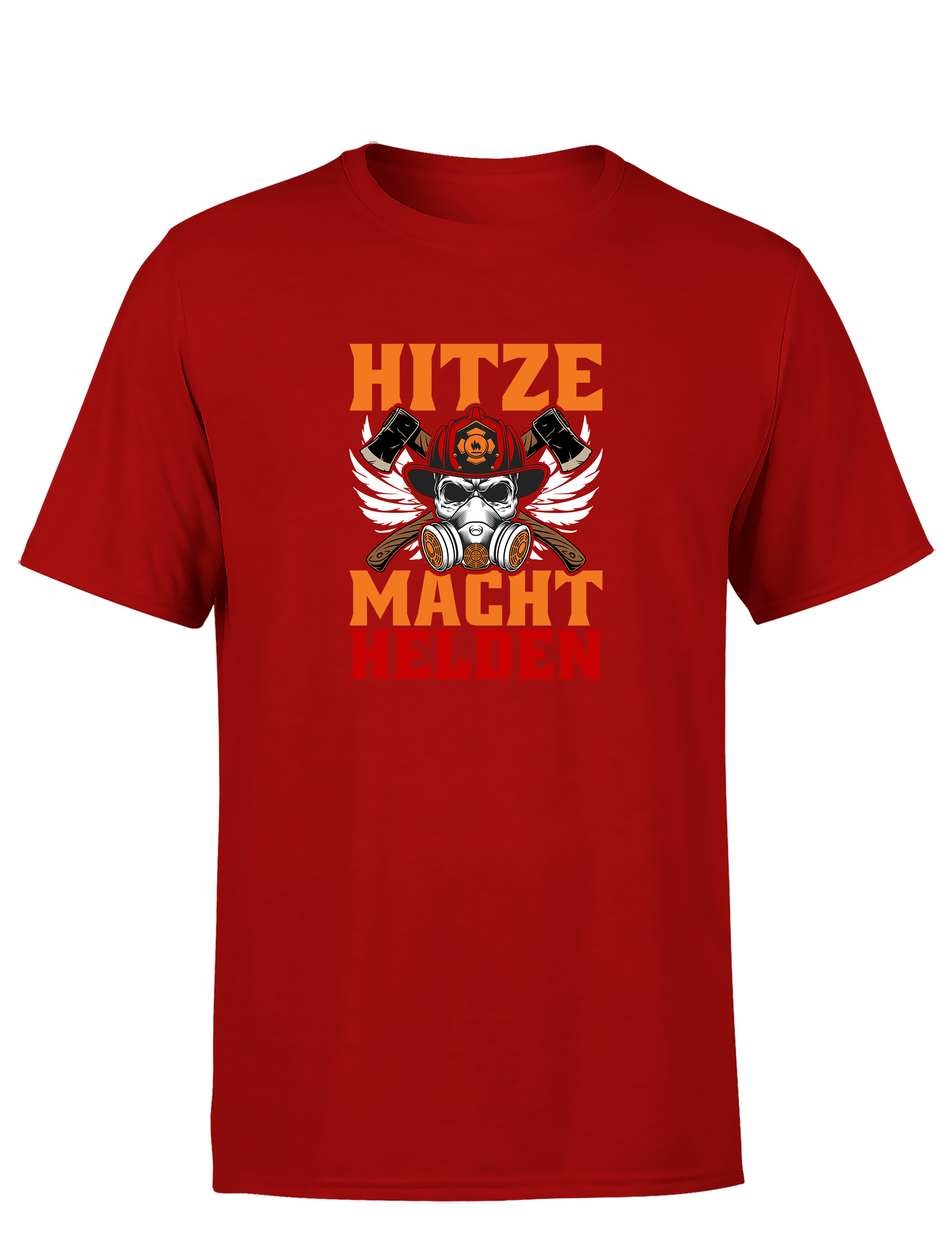 Hitze Macht Helden – Feuerwehr T-Shirt für Männer | Cooles Firefighter Motiv | Geschenk für Feuerwehrmänner & Einsatzhelden