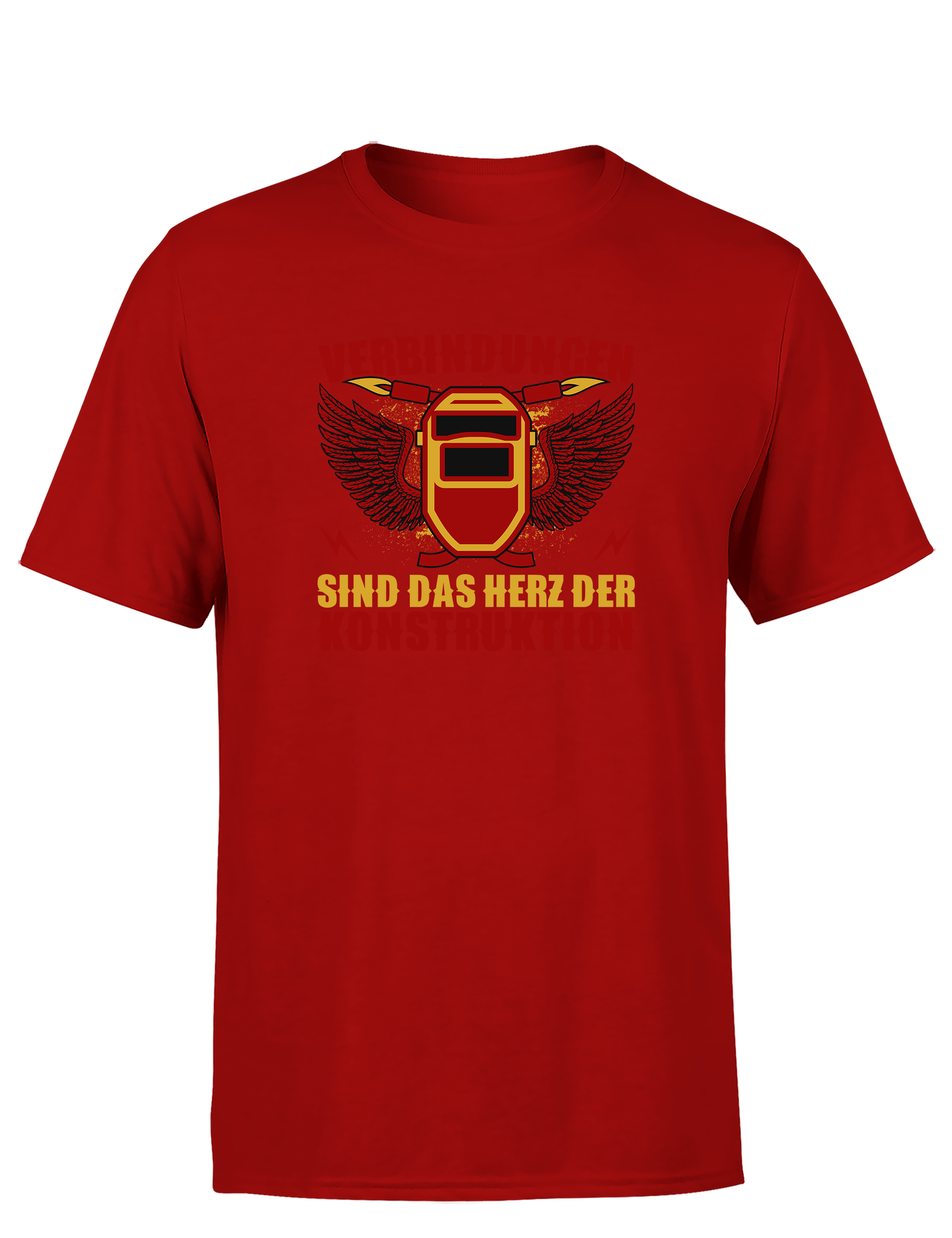 Verbindungen sind das Herz der Konstruktion – Herren T-Shirt im Retro Stil | Lustiges Shirt für Bauingenieure, Handwerker & Konstrukteure