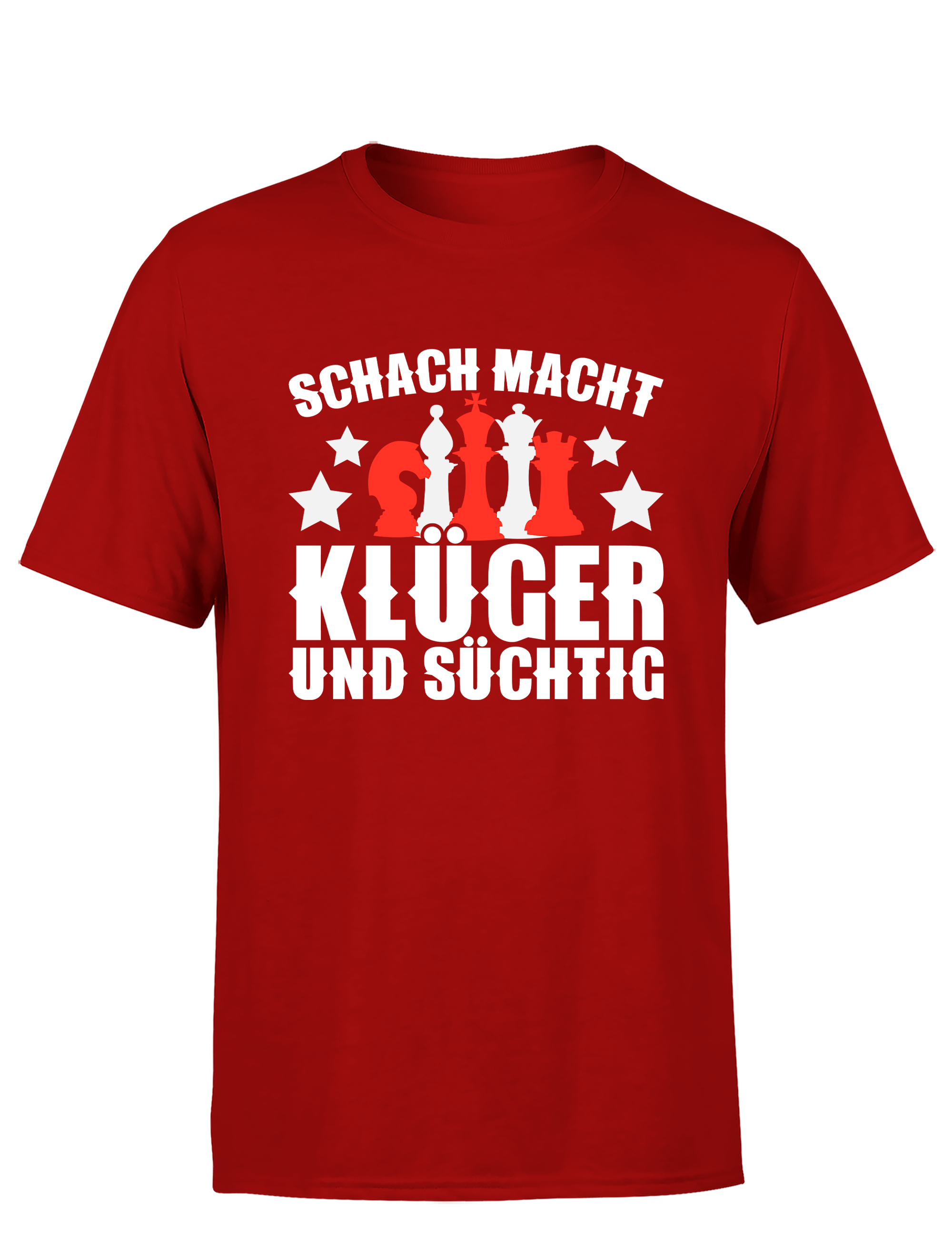 Schach macht klüger und süchtig – Herren T-Shirt im Retro Stil | Perfektes Männer Shirt für Schachspieler, Turniere, Freizeit & Geschenkidee (Copie)