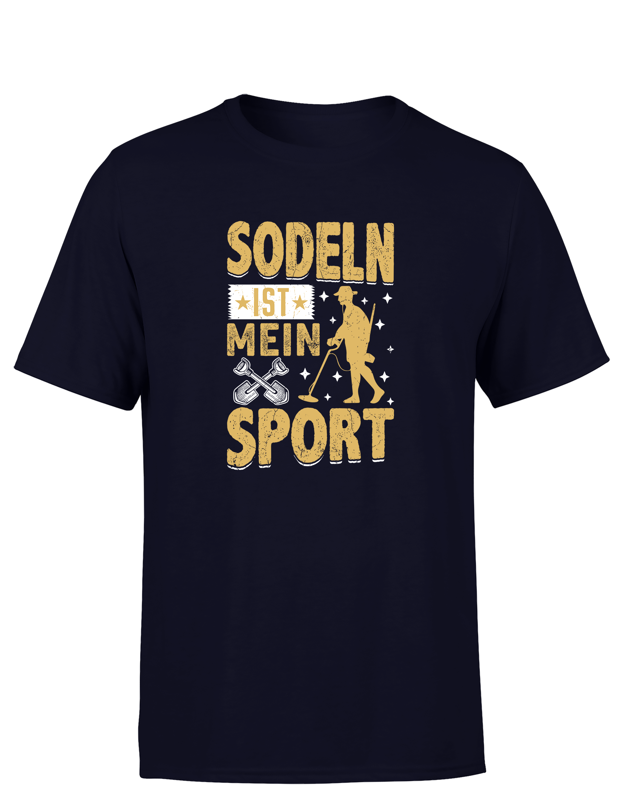 Sondeln ist mein Sport – Herren T-Shirt im Retro Stil | Lustiges Shirt für Schatzsucher, Hobby-Sondler & Freizeit