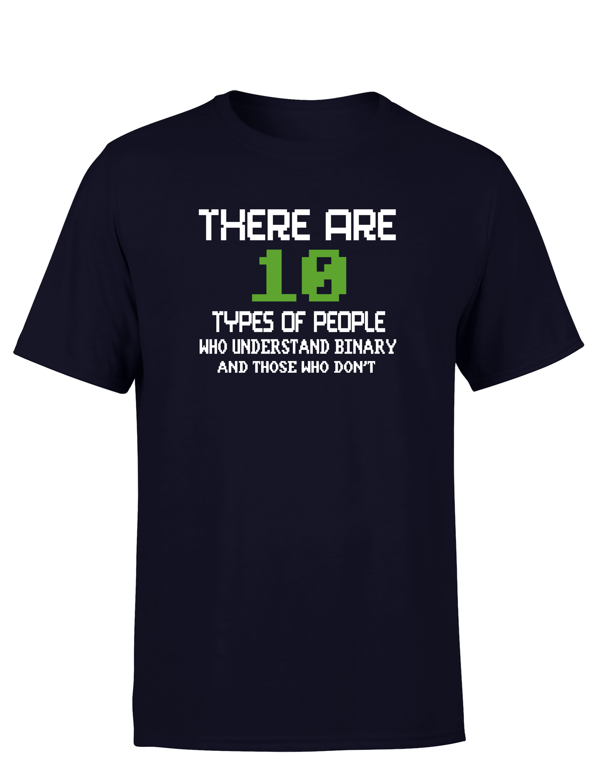 There Are 10 Types of People – Herren T-Shirt im Retro Stil | Lustiges Nerd Shirt für Programmierer, Entwickler & IT-Fans