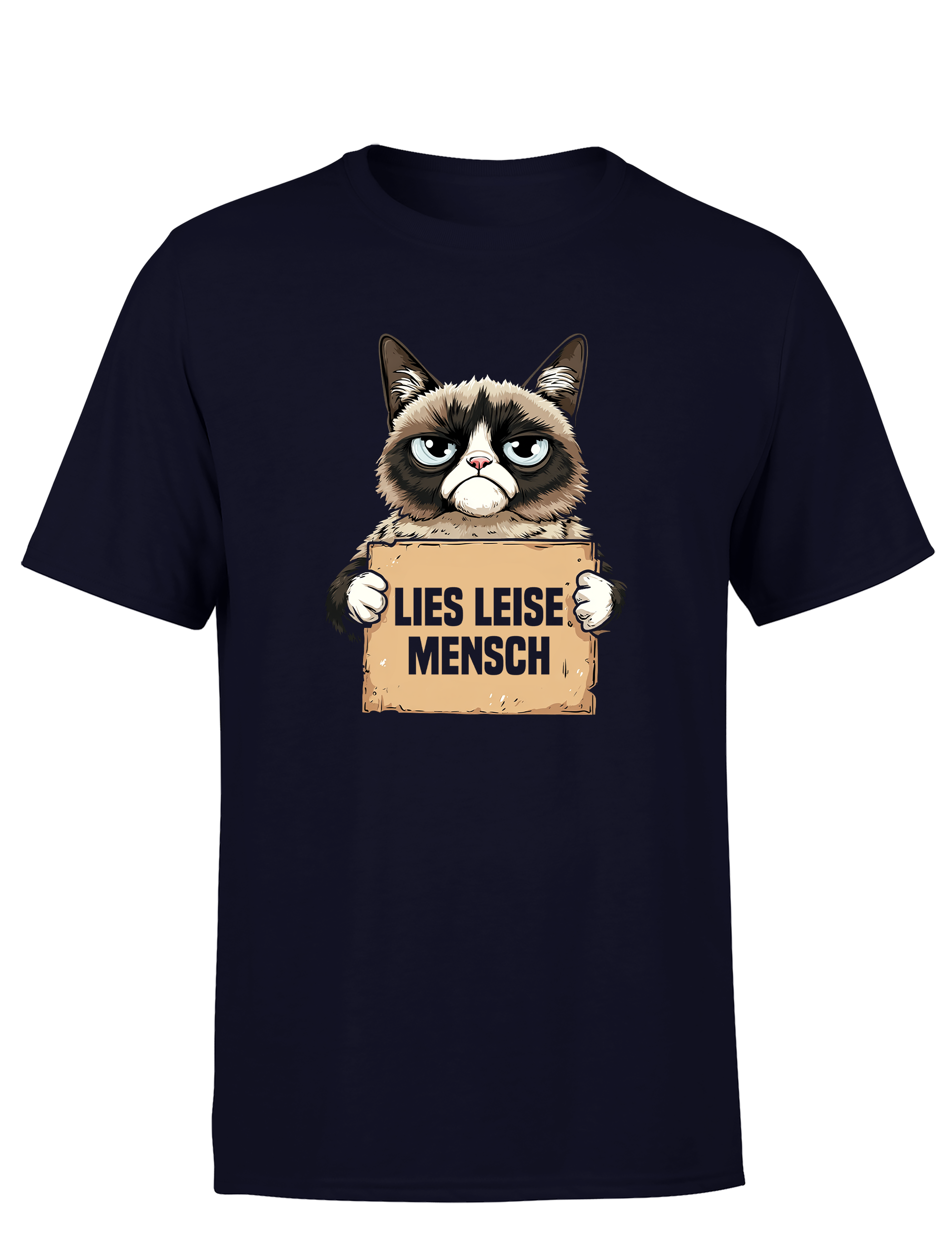 Lies leise Mensch – Herren T-Shirt im Retro Stil | Perfektes Shirt für Leseratten, Bücherwürmer, Bibliothek & Geschenkidee