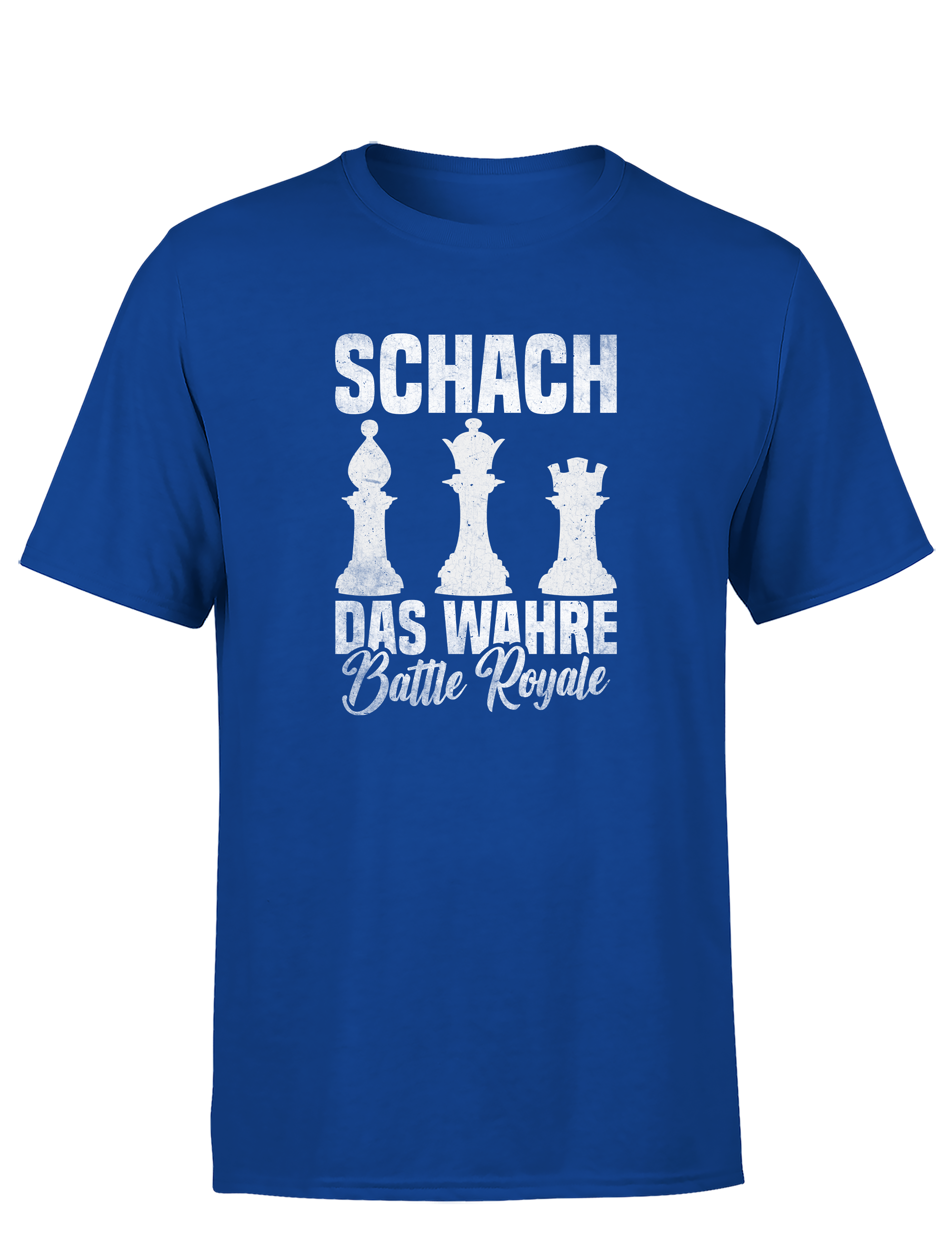 chach das wahre Battle Royale – Herren T-Shirt im Retro Stil | Perfektes Männer Shirt für Schachspieler, Turniere, Freizeit & Geschenkidee