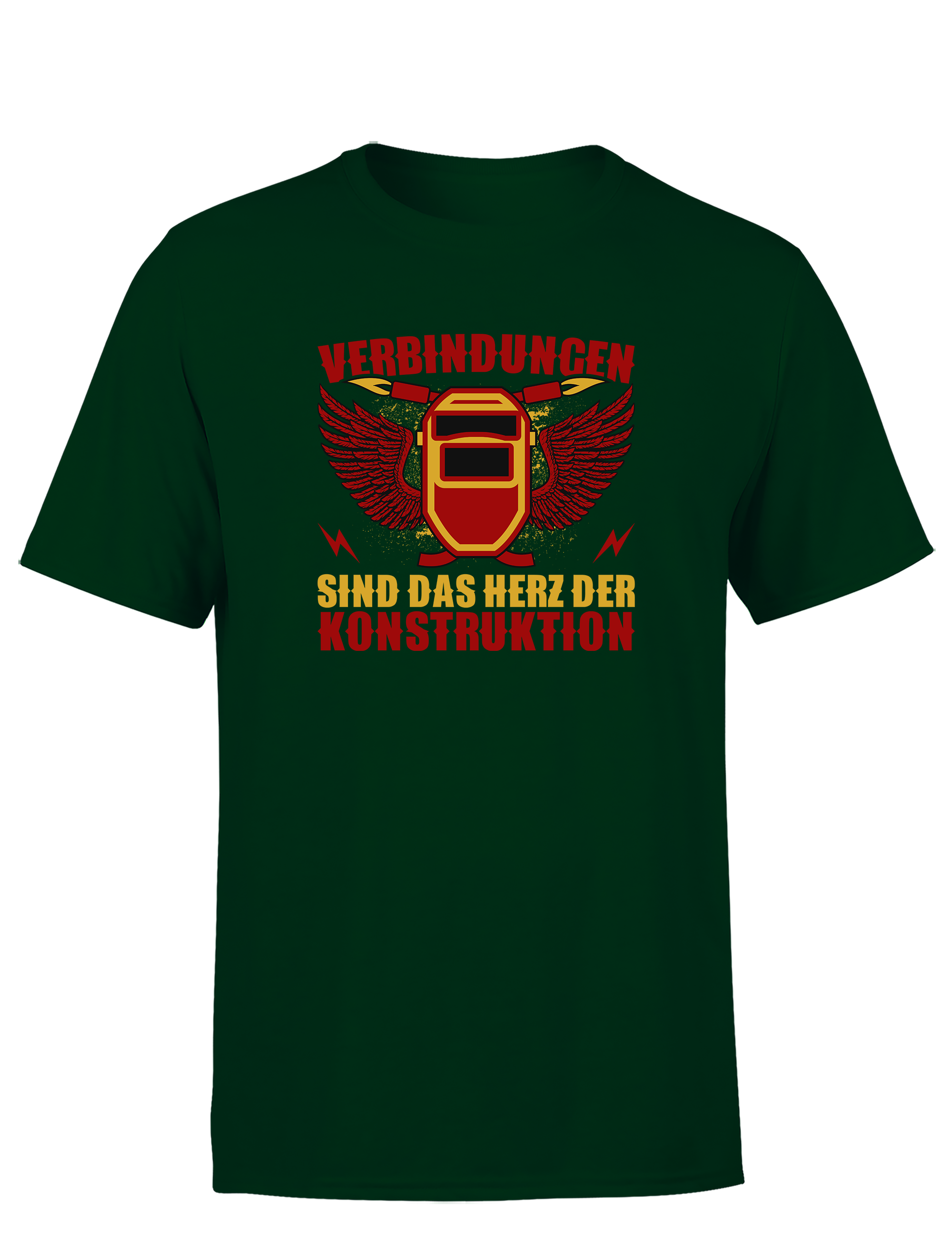 Verbindungen sind das Herz der Konstruktion – Herren T-Shirt im Retro Stil | Lustiges Shirt für Bauingenieure, Handwerker & Konstrukteure