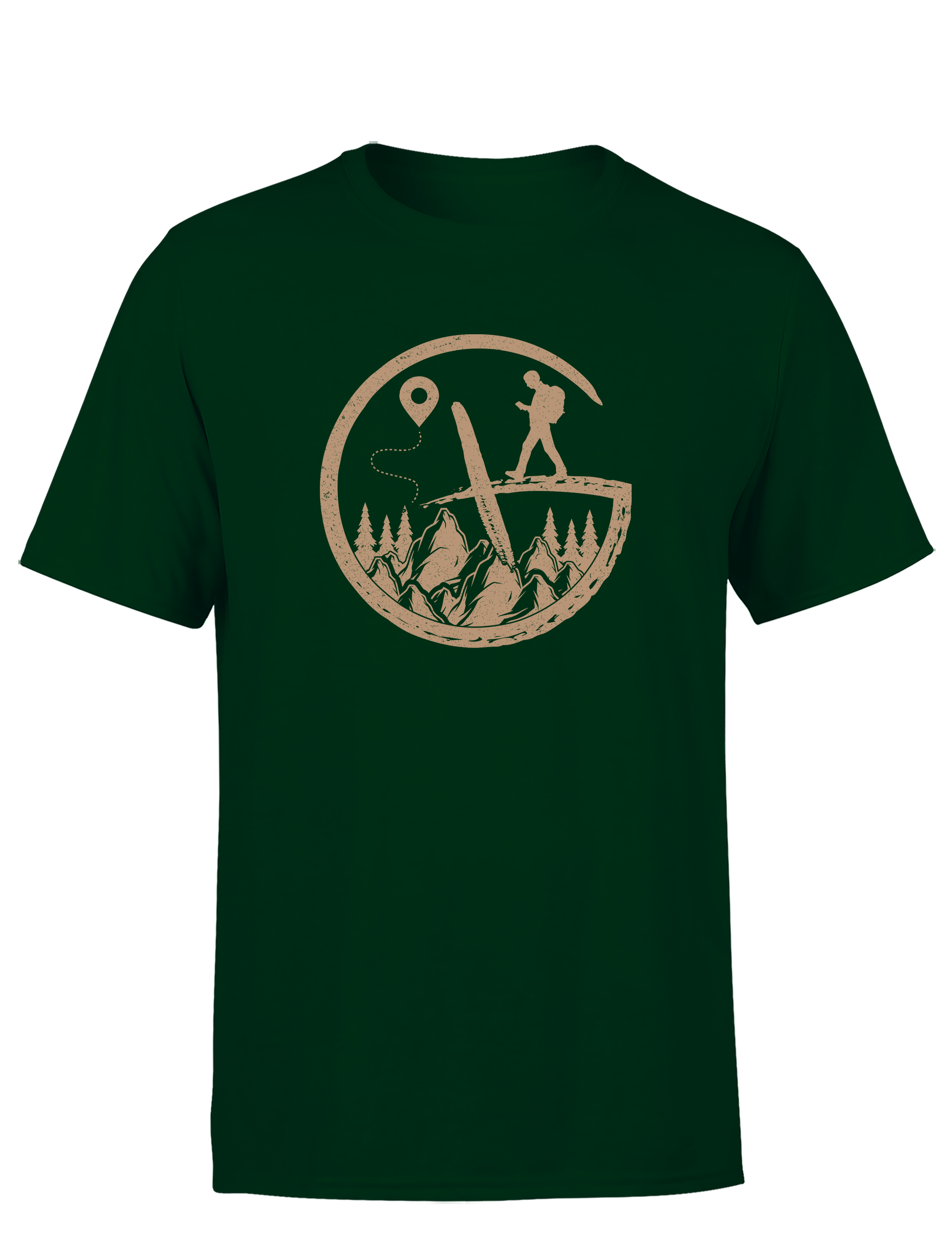 Geocaching Abenteuer – Herren T-Shirt | Stylisches Outdoor Shirt für Schatzsucher, Wanderer & Naturfreunde