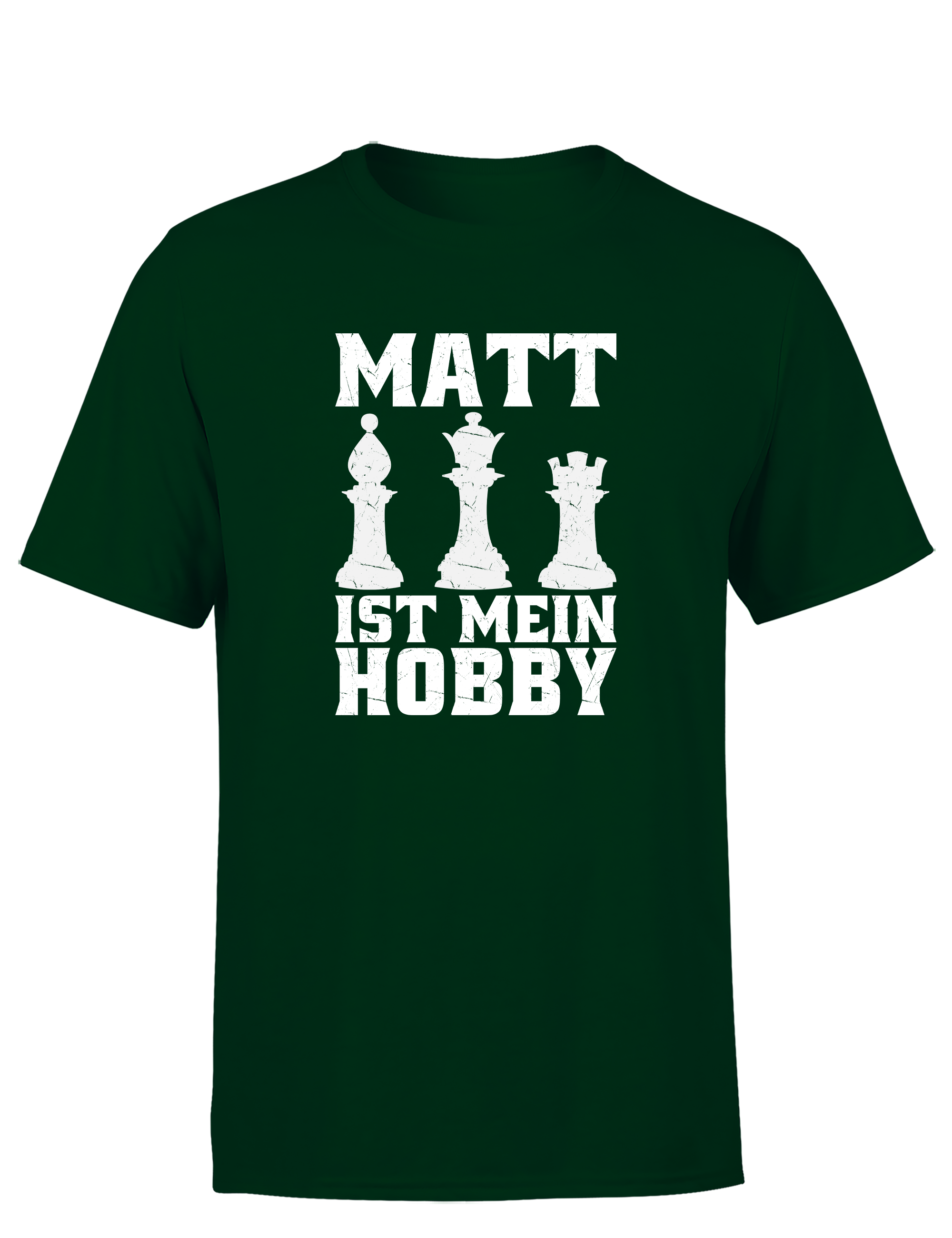 Matt ist mein Hobby – Herren T-Shirt im Retro Stil | Perfektes Männer Shirt für Schachspieler, Turniere, Freizeit & Geschenkidee