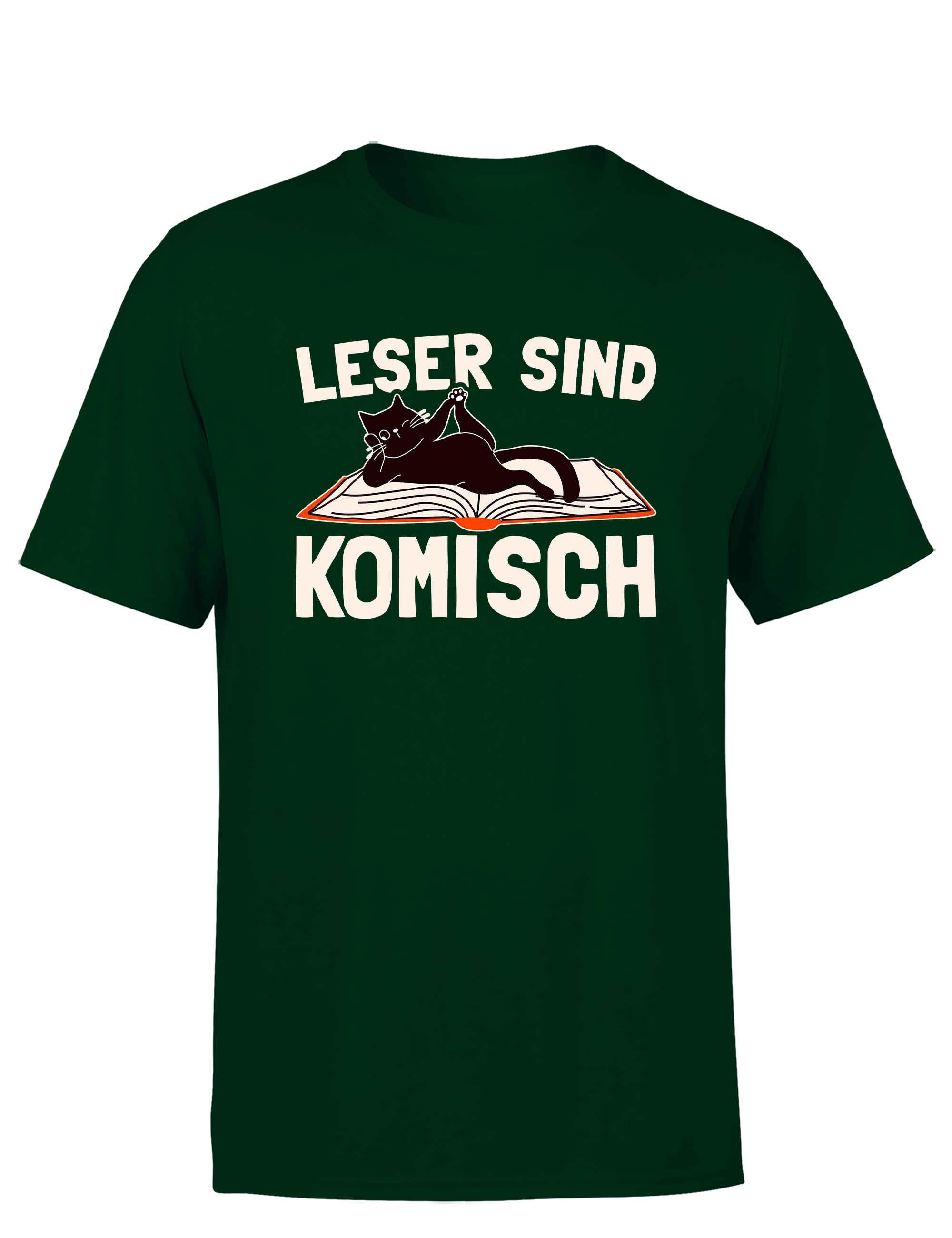 Leser sind komisch – Herren T-Shirt im Retro Stil | Lustiges Shirt für Bücherwürmer, Bibliothek & Geschenkidee