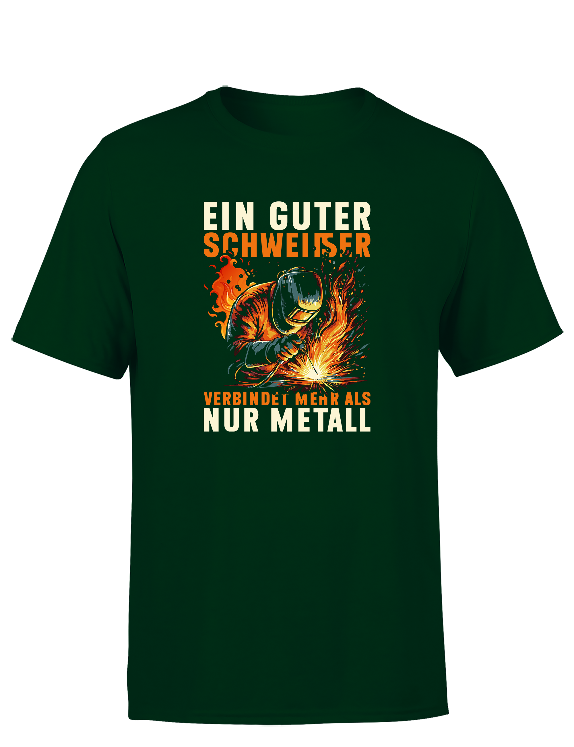 Ein guter Schweißer verbindet mehr als nur Metall – Herren T-Shirt im Retro Stil | Lustiges Shirt für Schweißer, Metallbauer & Handwerker