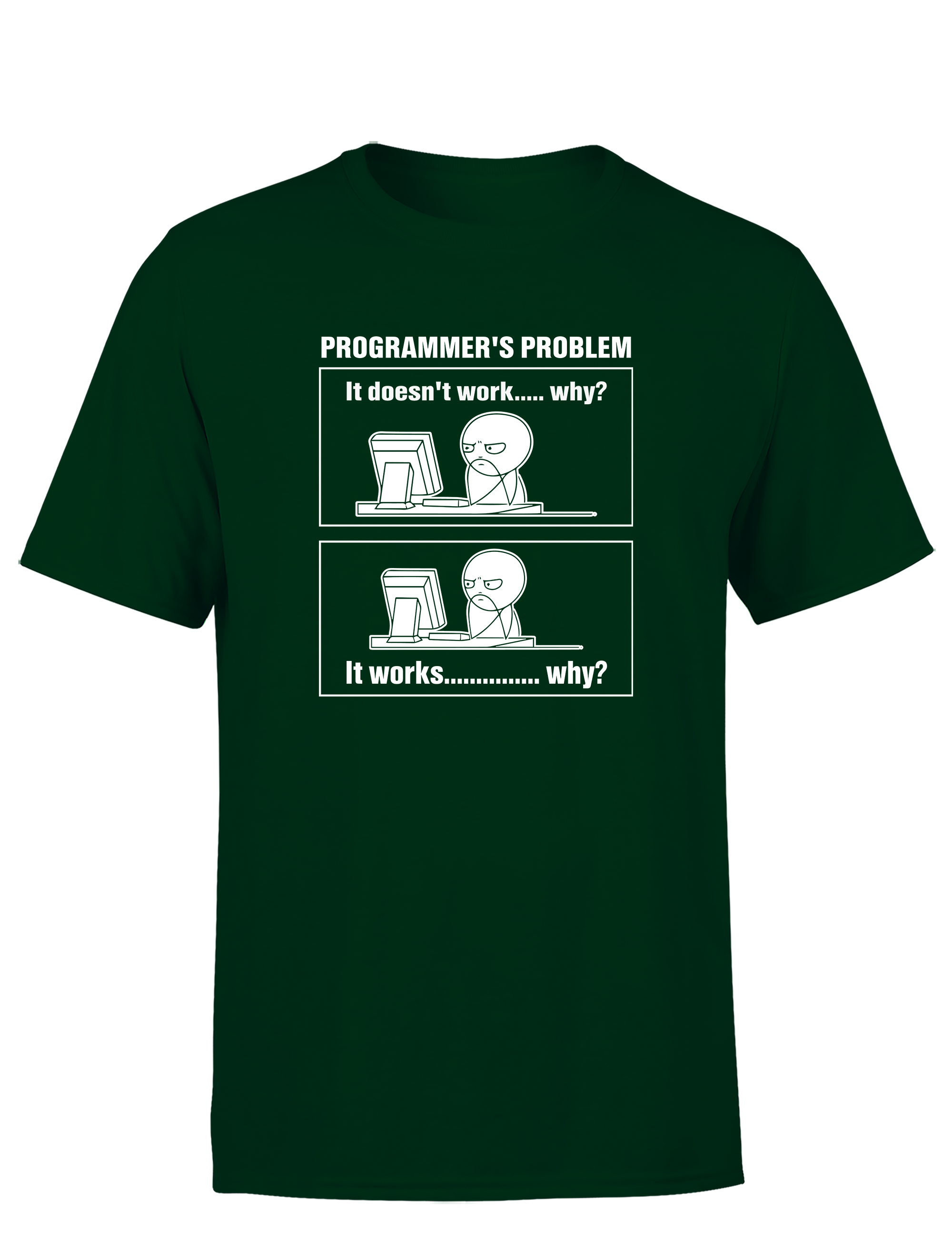 Programmer’s Problem – Herren T-Shirt im Retro Stil | Lustiges Nerd Shirt für Entwickler, Coder & IT-Fans