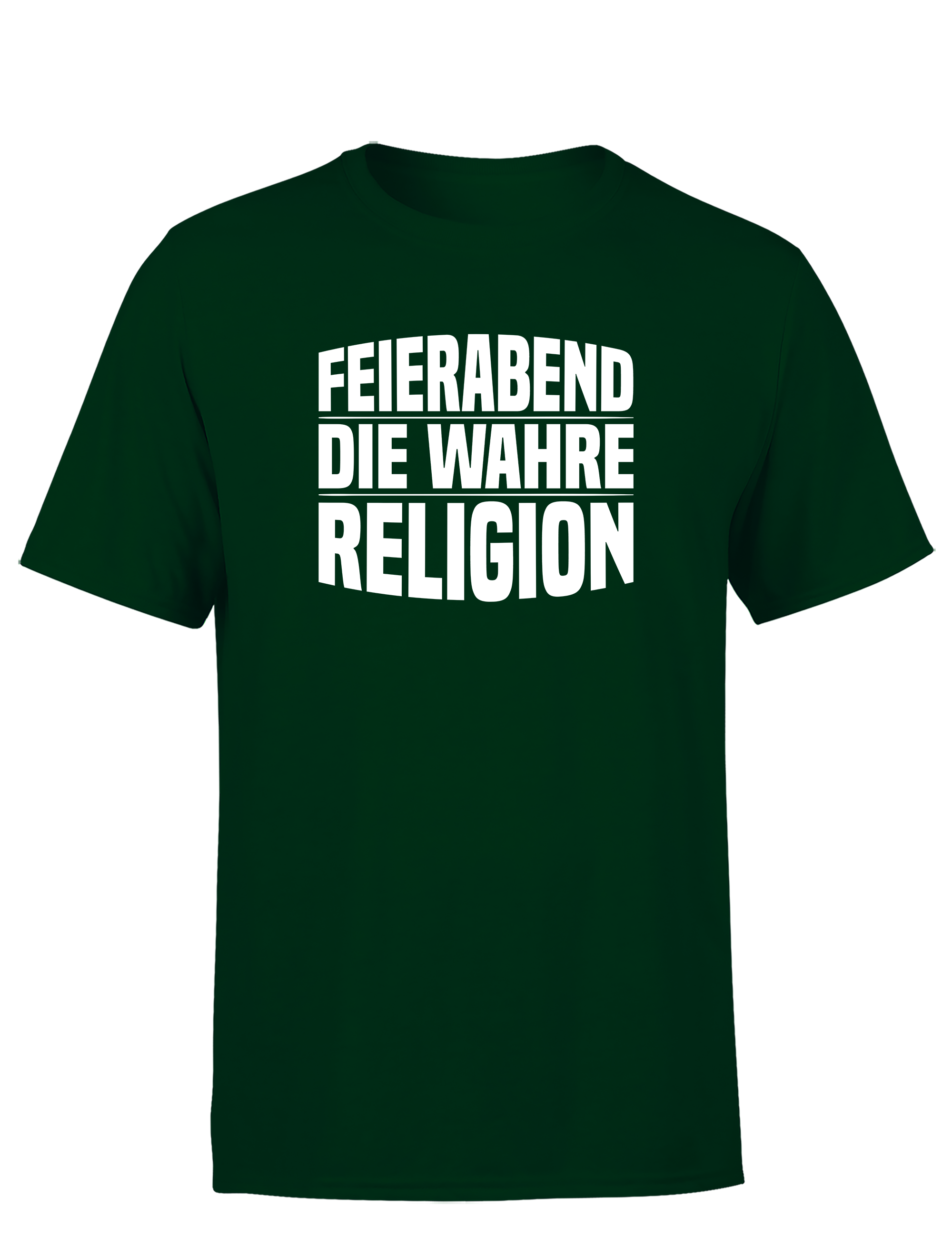 Feierabend – Herren T-Shirt „Die wahre Religion“ | Lustiges Shirt für Berufstätige & Couch-Fans