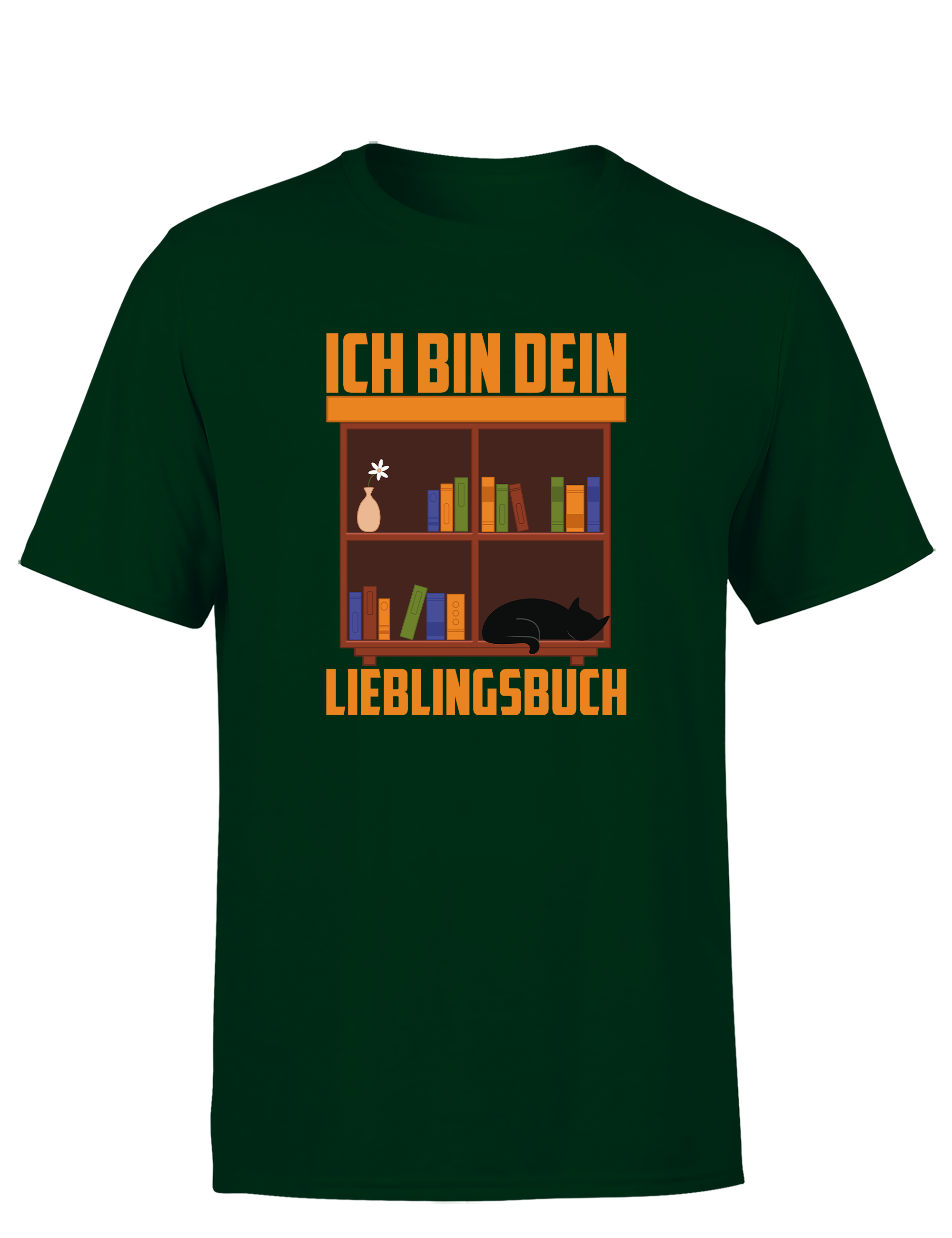 Ich bin dein Lieblingsbuch – Herren T-Shirt im Retro Stil | Lustiges Shirt für Leseratten, Bibliothek & Freizeit