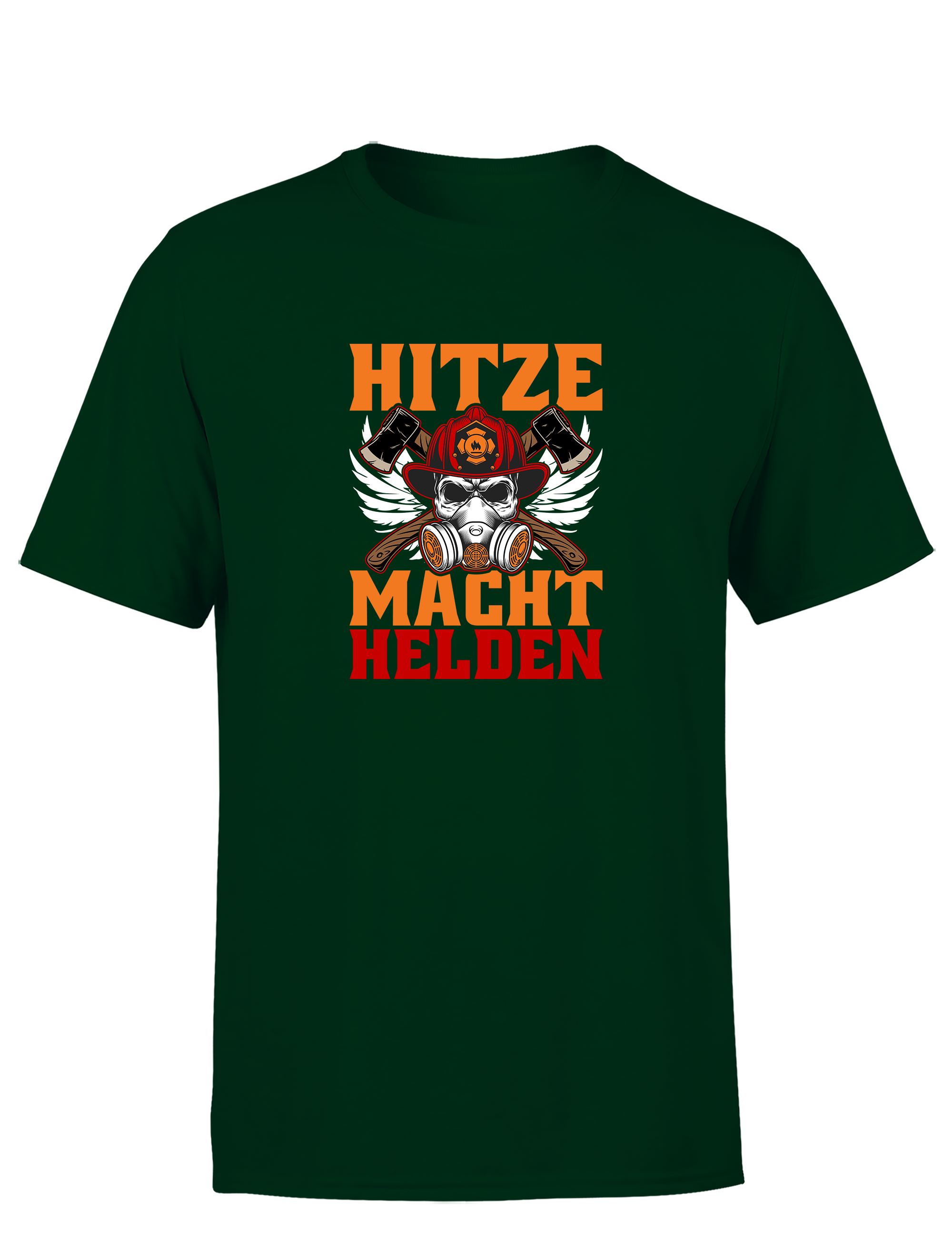 Hitze Macht Helden – Feuerwehr T-Shirt für Männer | Cooles Firefighter Motiv | Geschenk für Feuerwehrmänner & Einsatzhelden