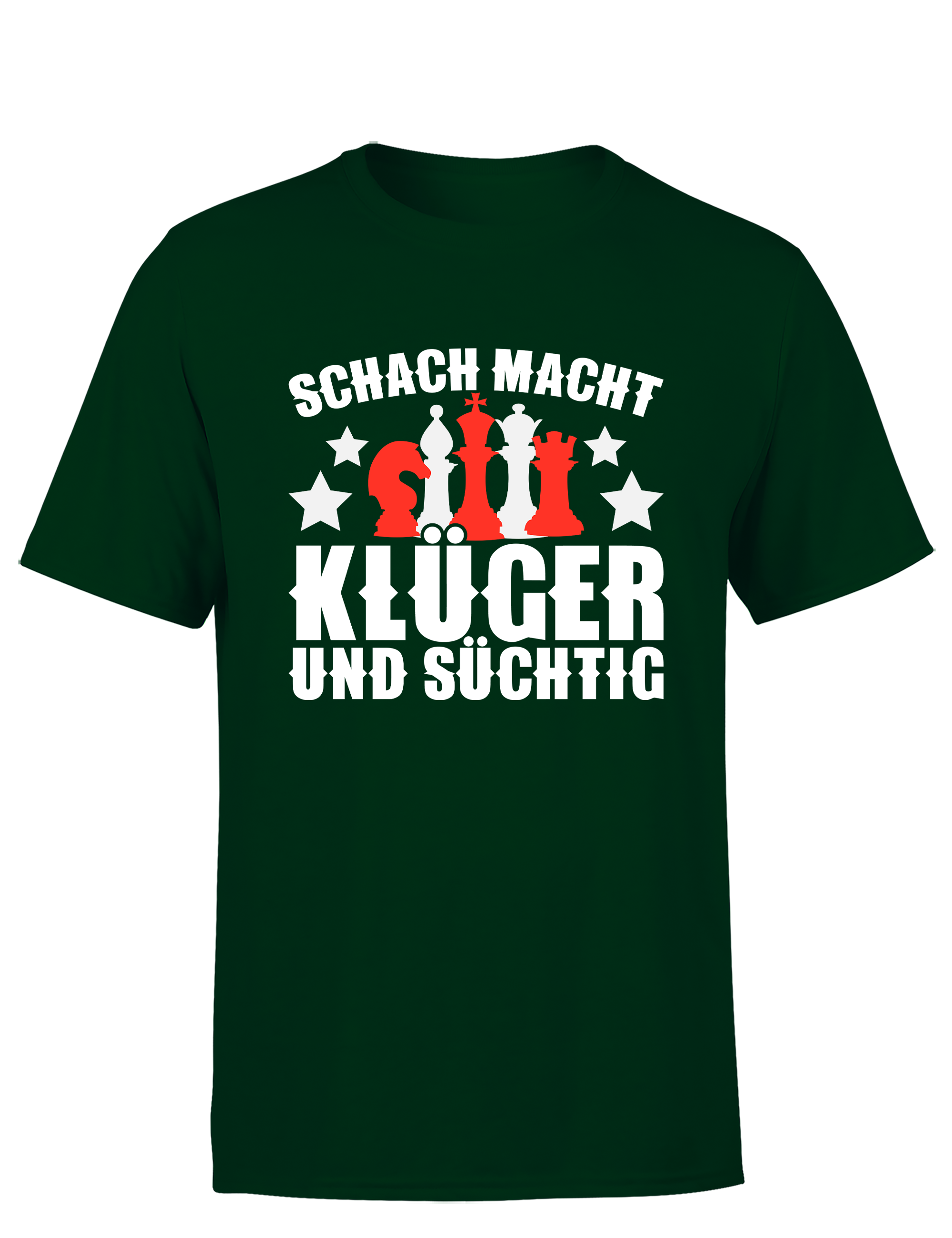 Schach macht klüger und süchtig – Herren T-Shirt im Retro Stil | Perfektes Männer Shirt für Schachspieler, Turniere, Freizeit & Geschenkidee (Copie)