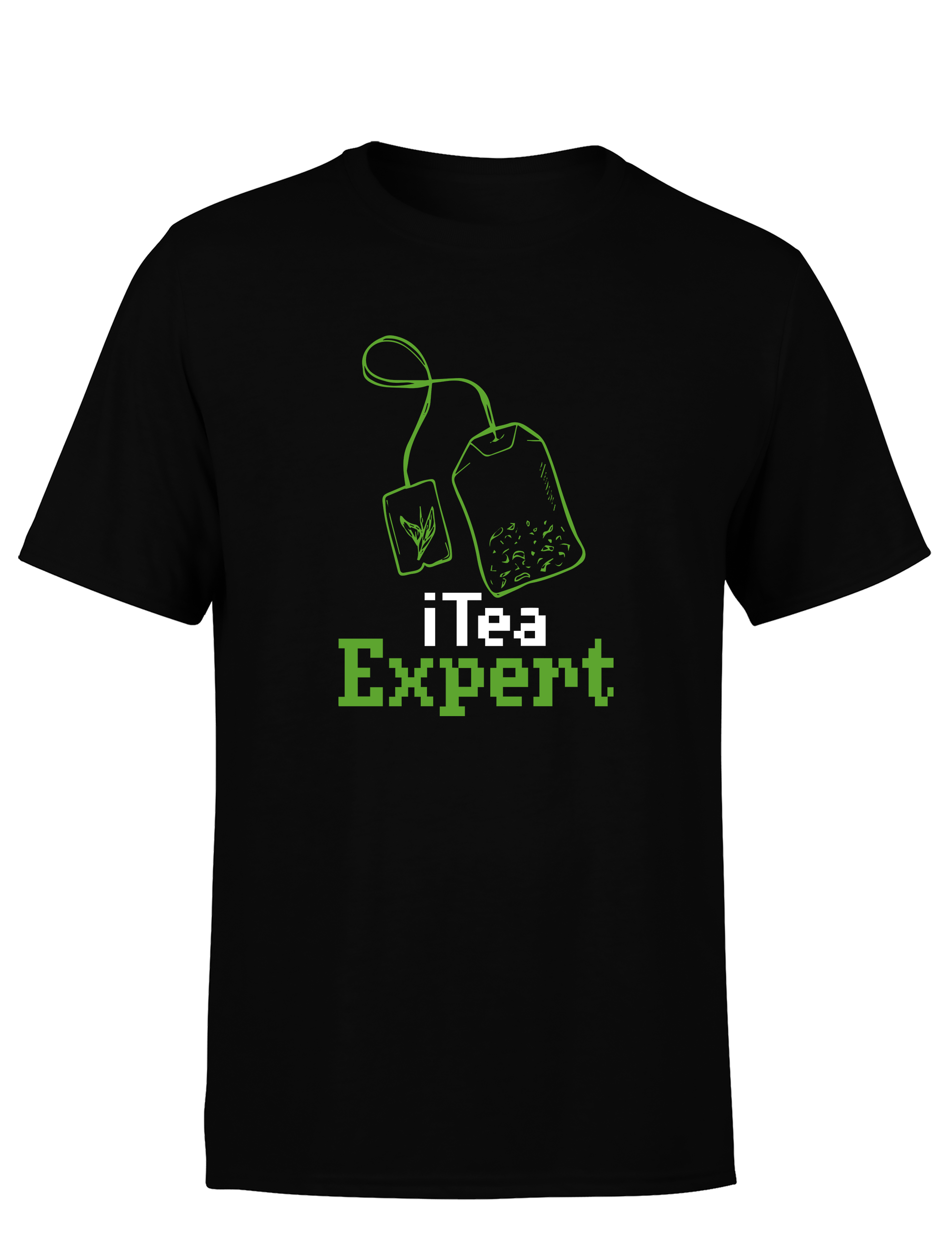 I Tea Expert – Herren T-Shirt im Retro Stil | Lustiges Shirt für Teeliebhaber, Nerds & IT-Fans
