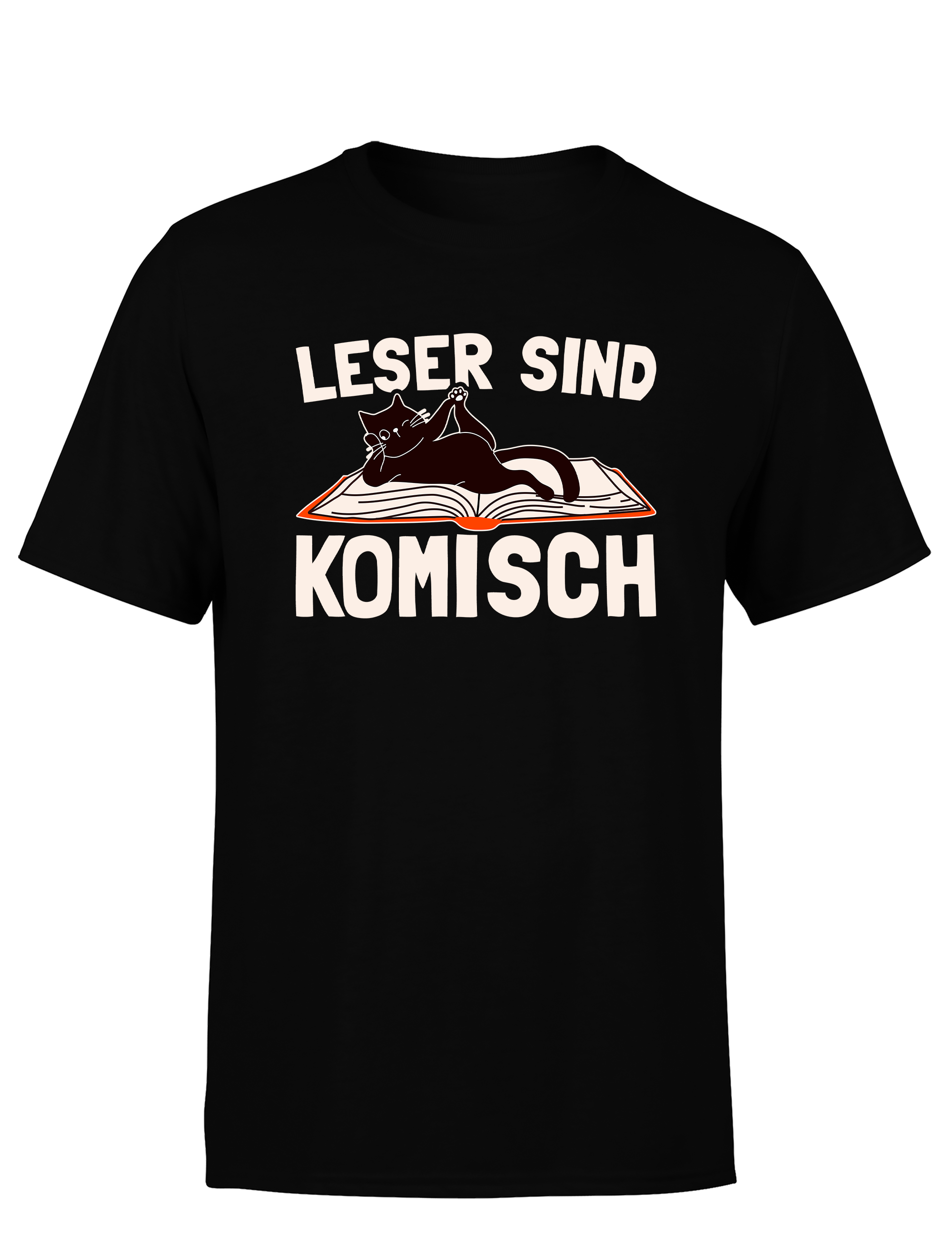 Leser sind komisch – Herren T-Shirt im Retro Stil | Lustiges Shirt für Bücherwürmer, Bibliothek & Geschenkidee