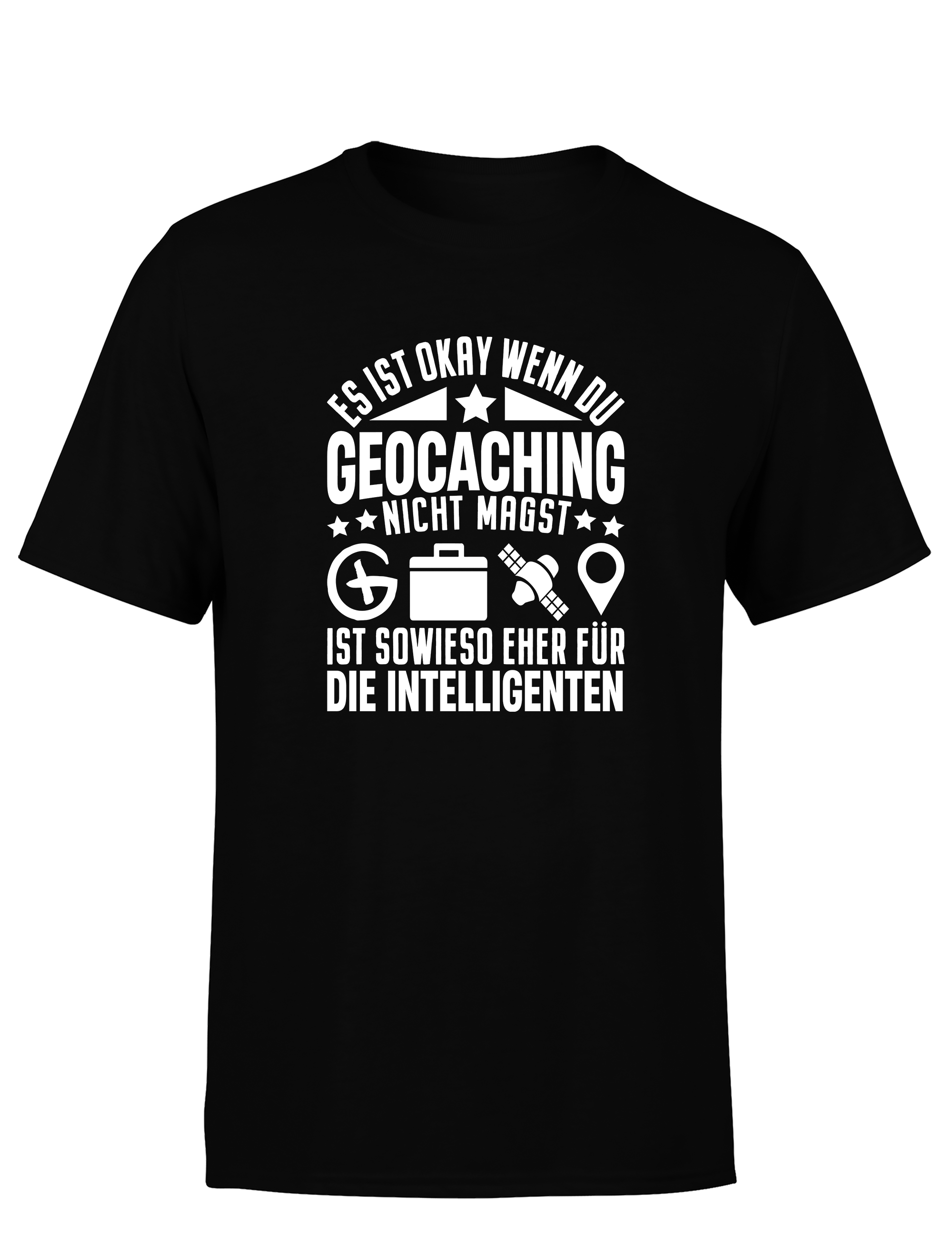 Es ist okay, wenn du Geocaching nicht magst – Herren T-Shirt im Retro Stil | Lustiges Shirt für Geocacher, Schatzsucher & Outdoor-Fans