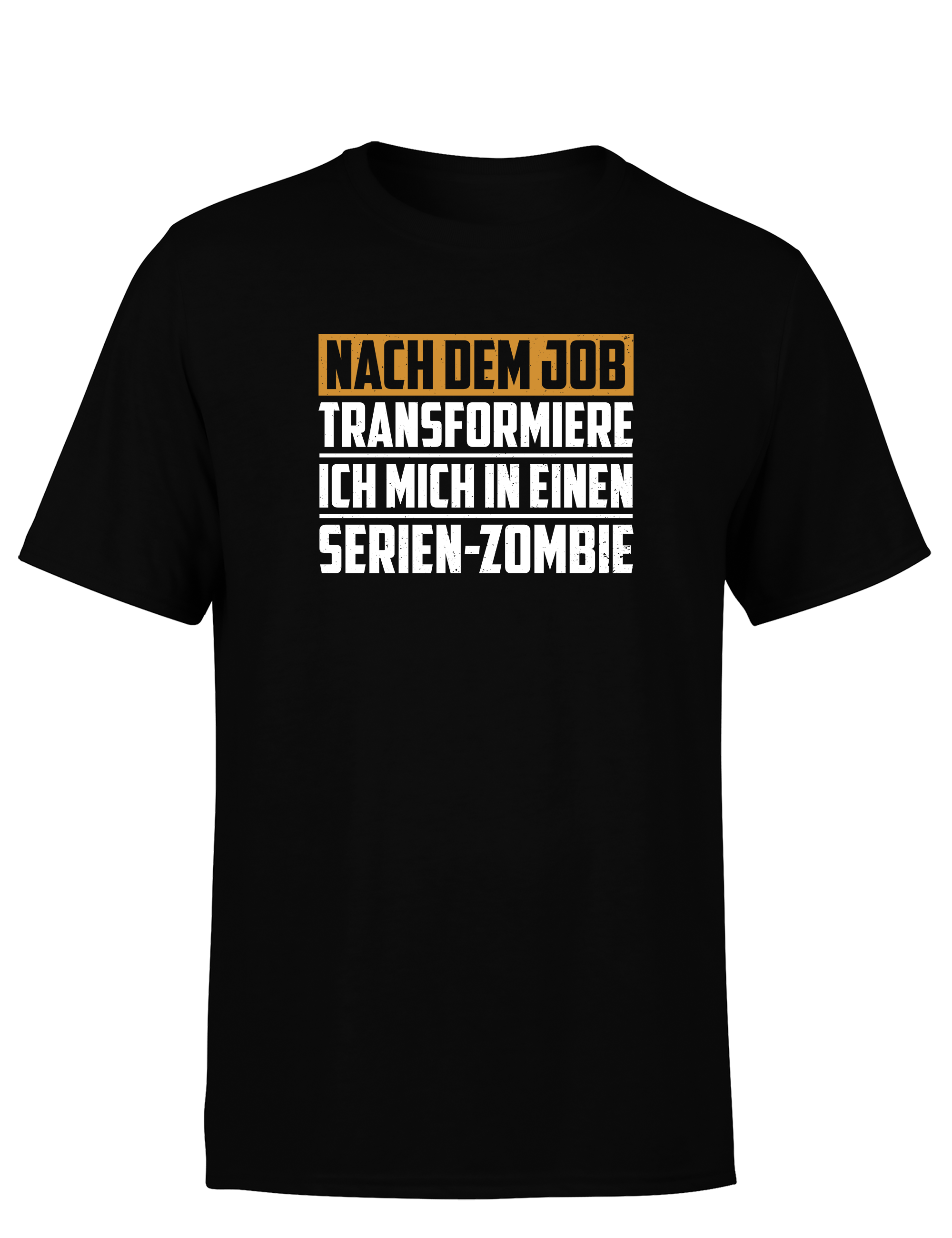 Nach dem Job Serien-Zombie – Lustiges Herren T-Shirt | Feierabend Humor für Serienjunkies