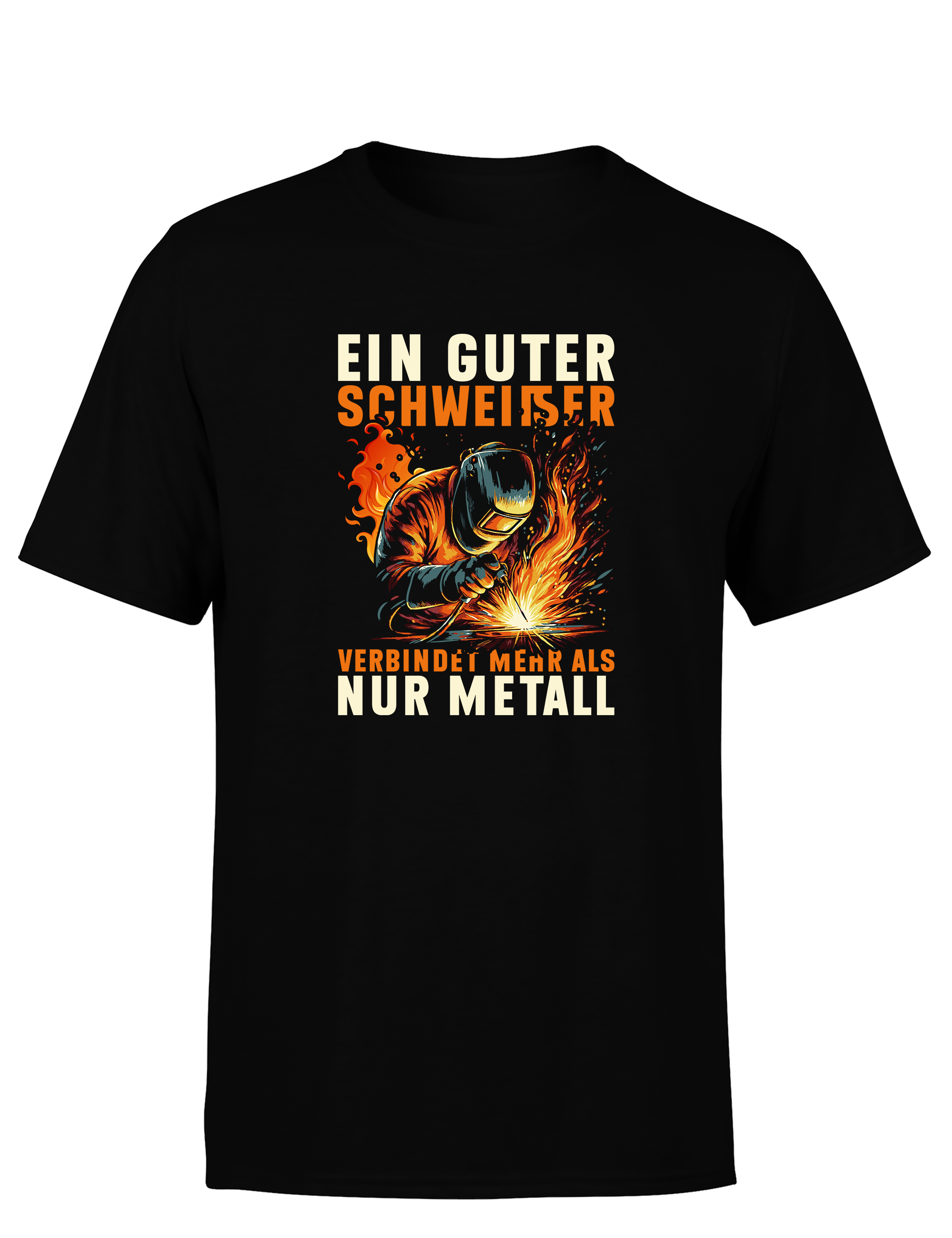 Ein guter Schweißer verbindet mehr als nur Metall – Herren T-Shirt im Retro Stil | Lustiges Shirt für Schweißer, Metallbauer & Handwerker