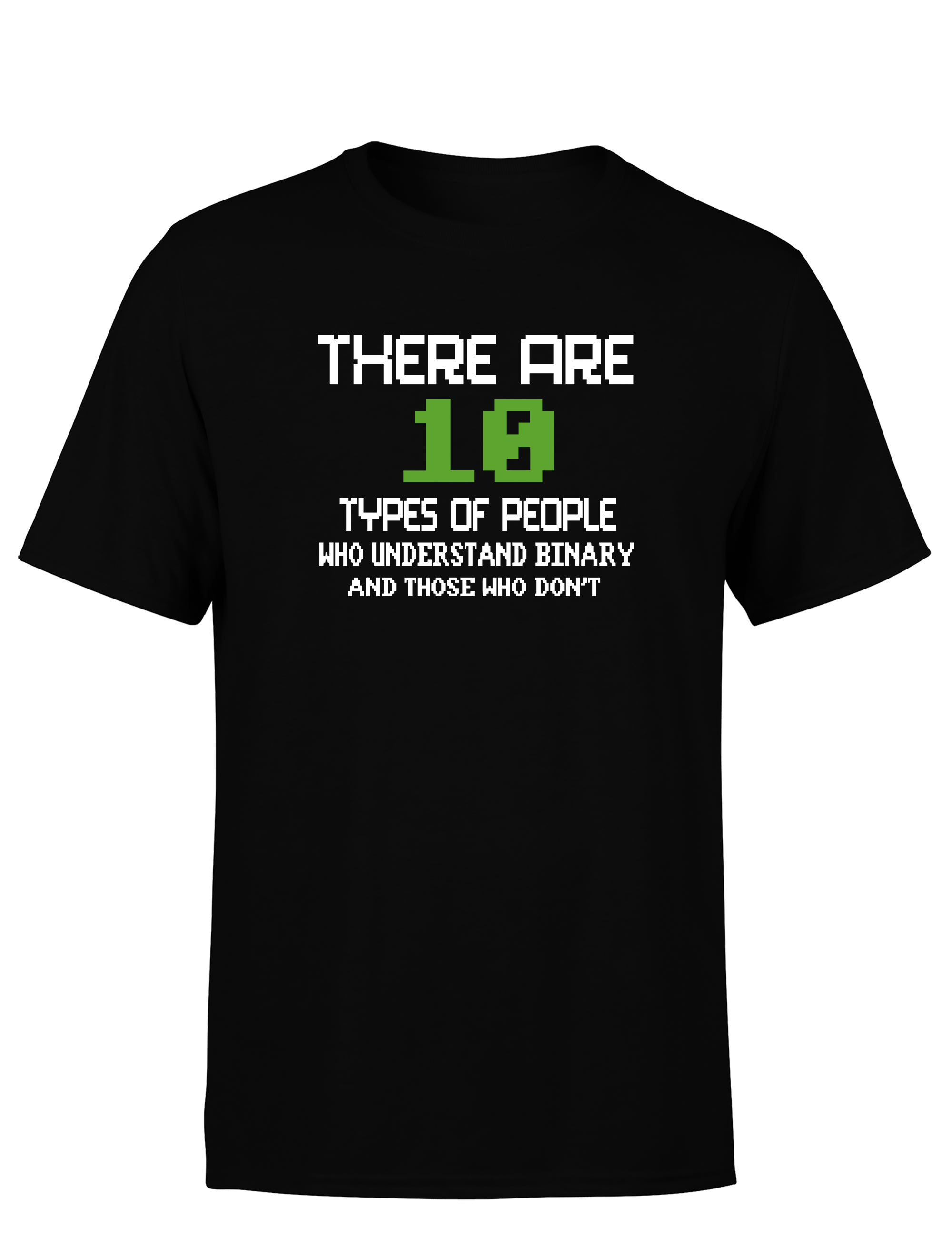 There Are 10 Types of People – Herren T-Shirt im Retro Stil | Lustiges Nerd Shirt für Programmierer, Entwickler & IT-Fans