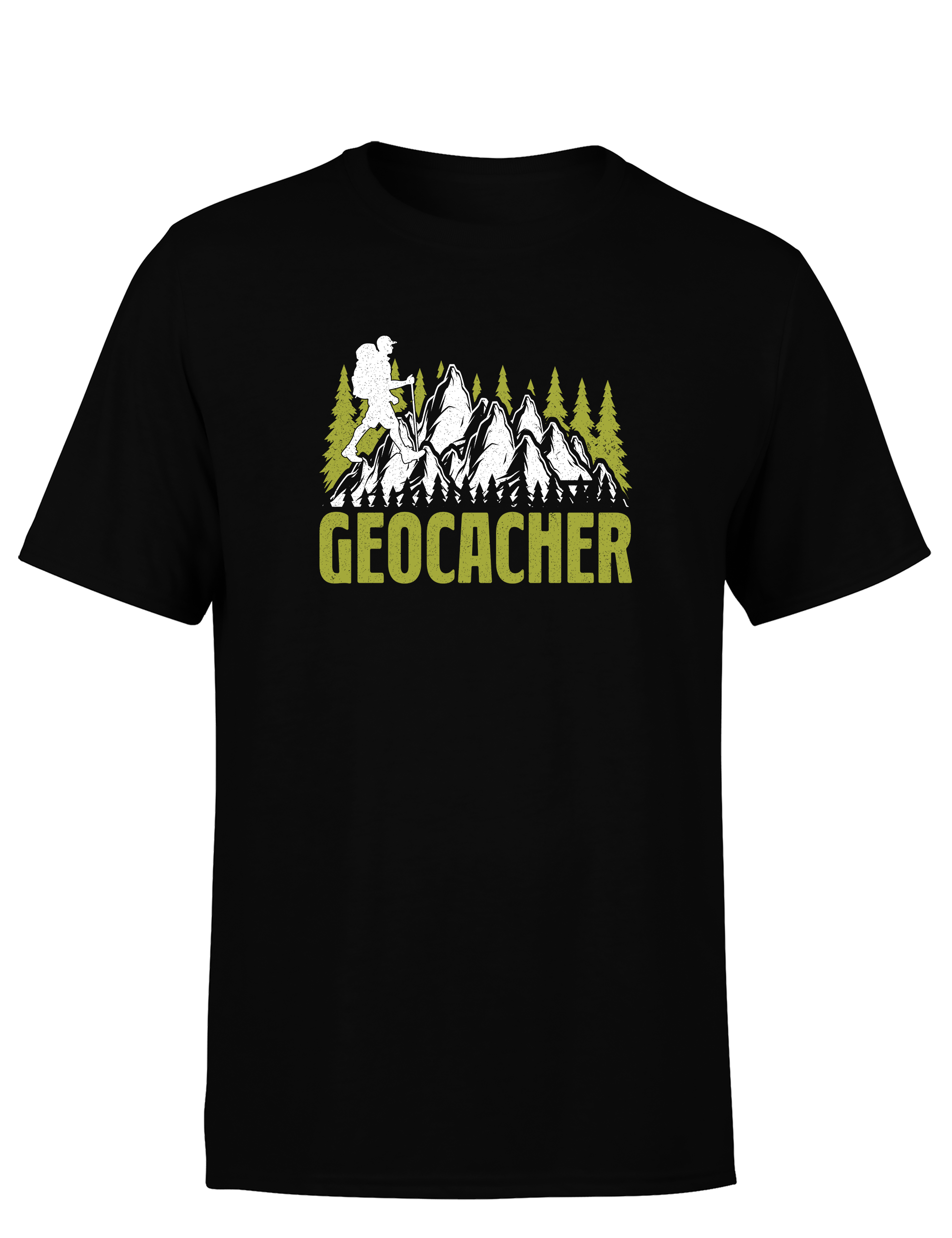 Geocacher – Herren T-Shirt im Retro Stil | Stylisches Shirt für Schatzsucher, Abenteurer & Outdoor-Fans