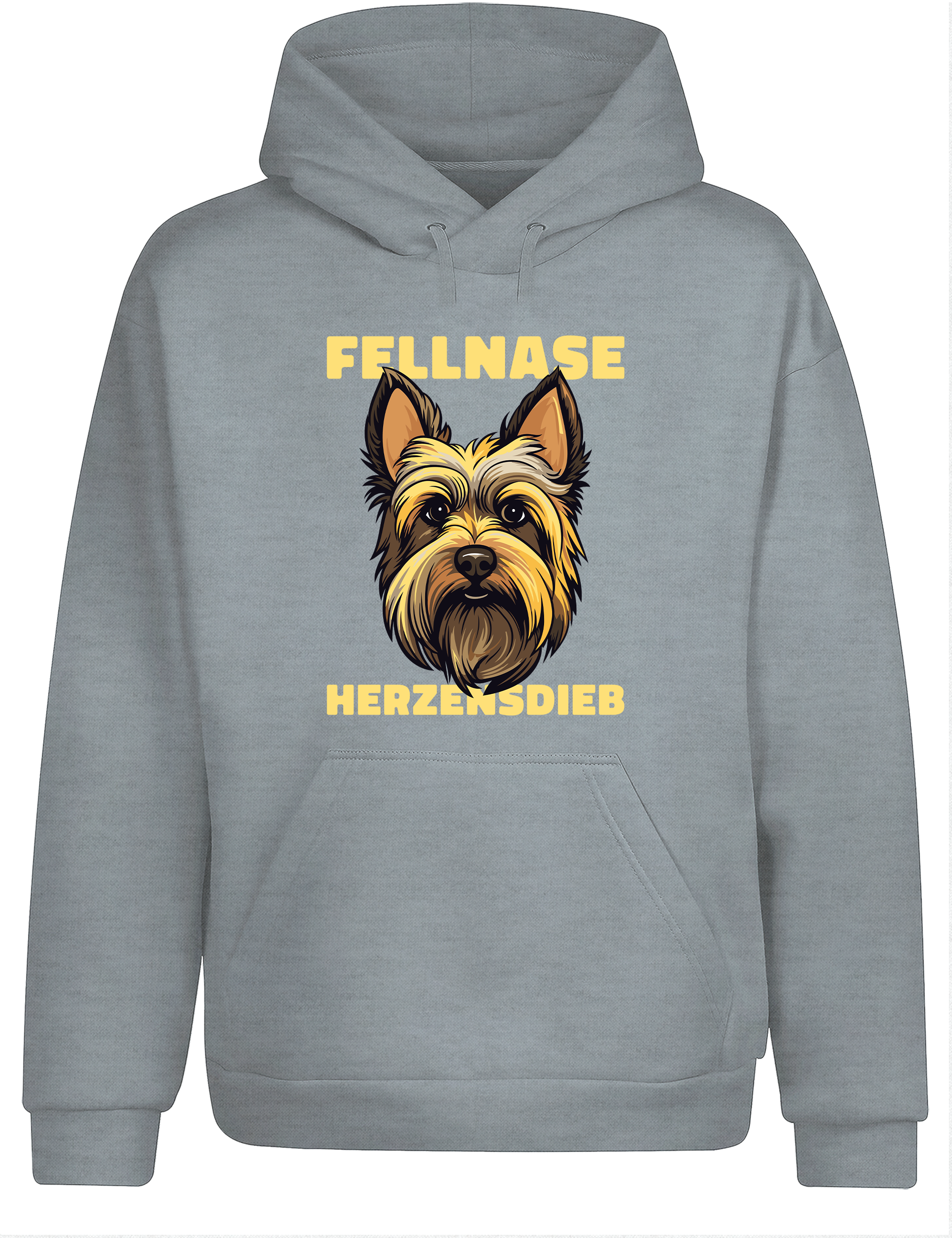 Unisex Hoodie „Fellnase Herzensdieb“ | Lustiger Hunde Hoodie für Hundeliebhaber