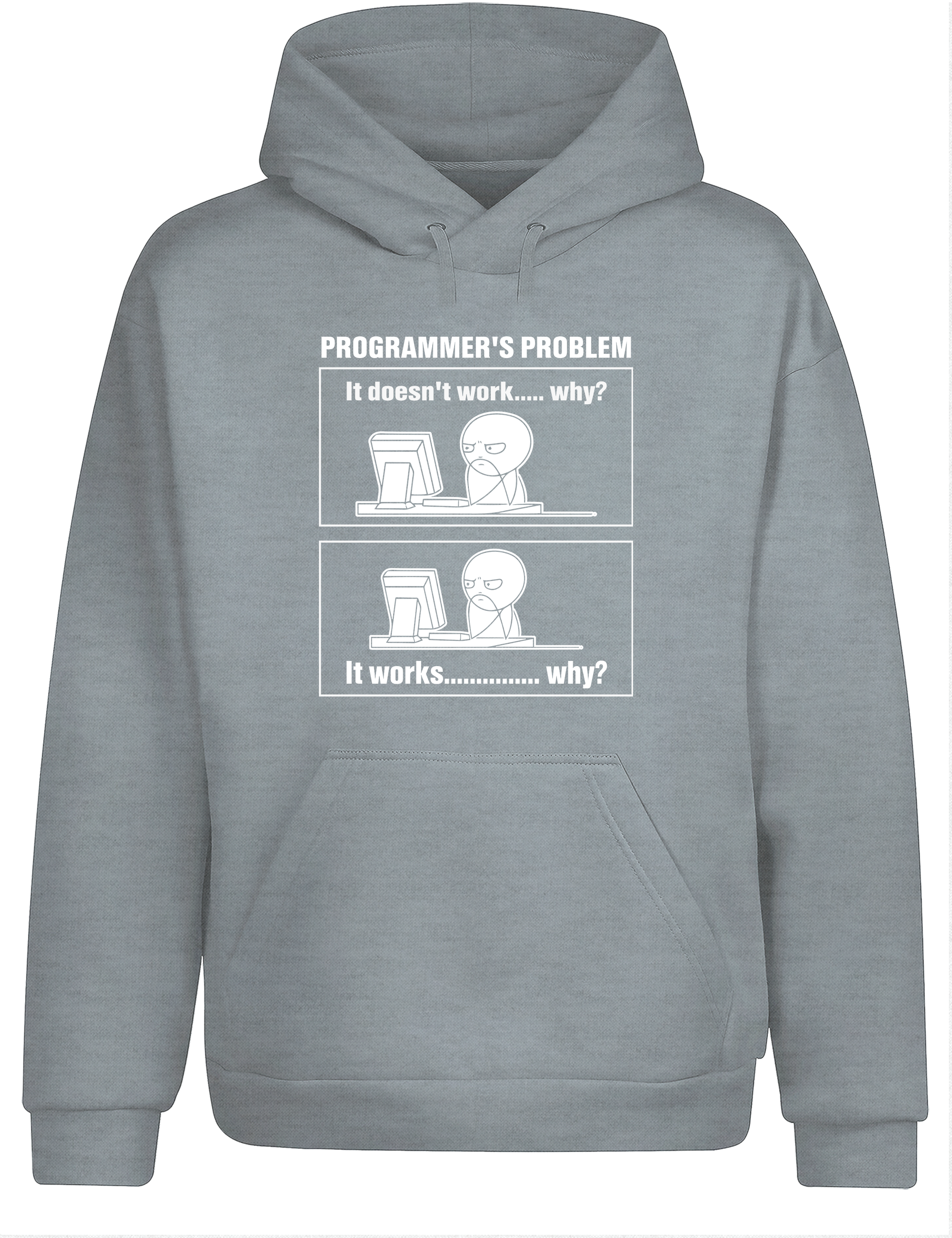 Programmer’s Problem – Hoodie im Retro Stil | Lustiger Kapuzenpullover für Entwickler, Coder & IT-Fans