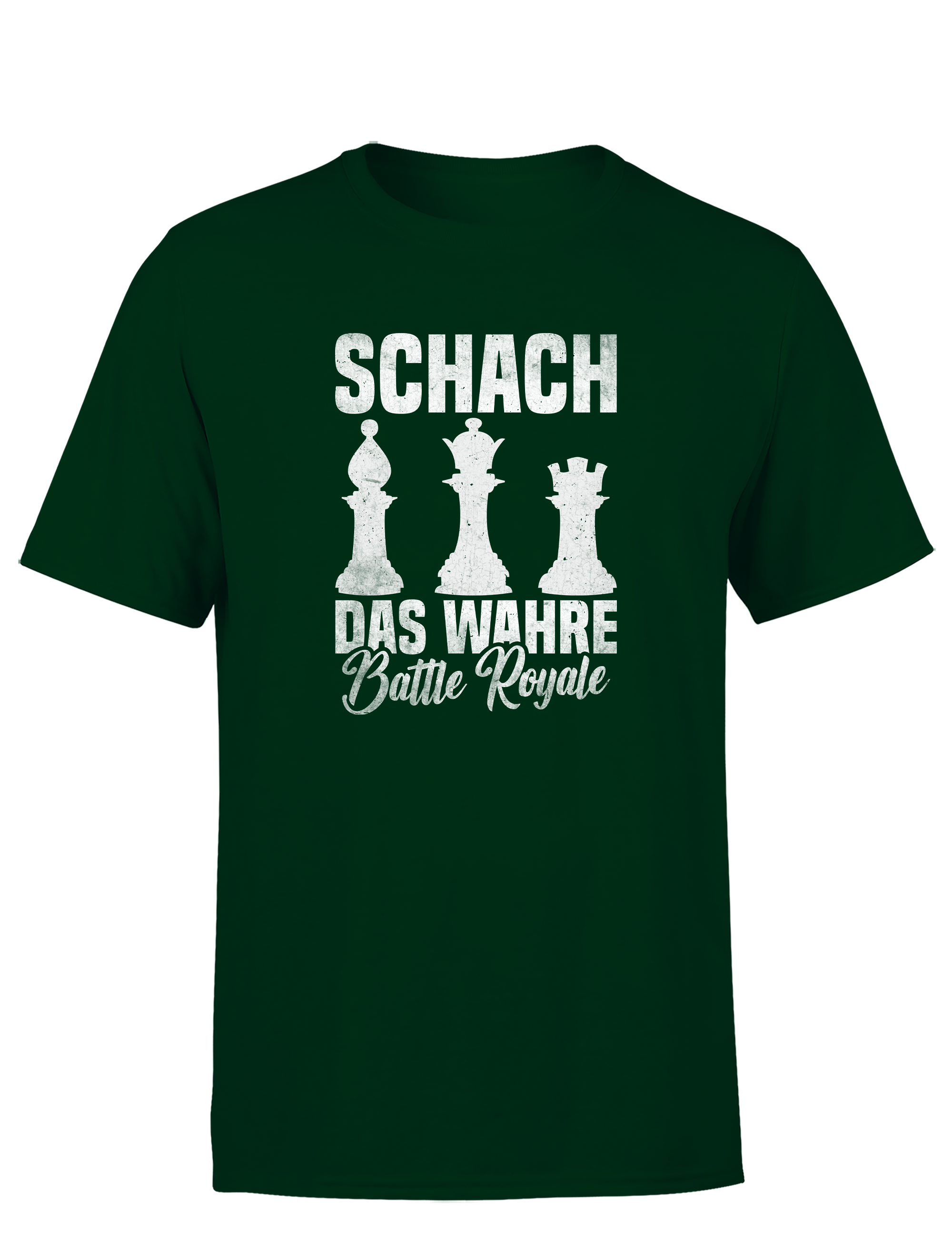 chach das wahre Battle Royale – Herren T-Shirt im Retro Stil | Perfektes Männer Shirt für Schachspieler, Turniere, Freizeit & Geschenkidee