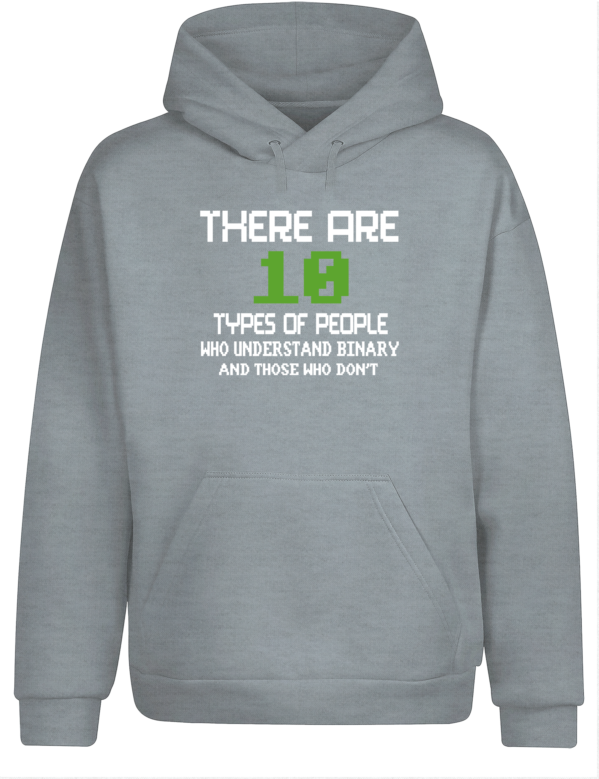 There Are 10 Types of People – Hoodie im Retro Stil | Lustiger Kapuzenpullover für Programmierer, Entwickler & IT-Fans