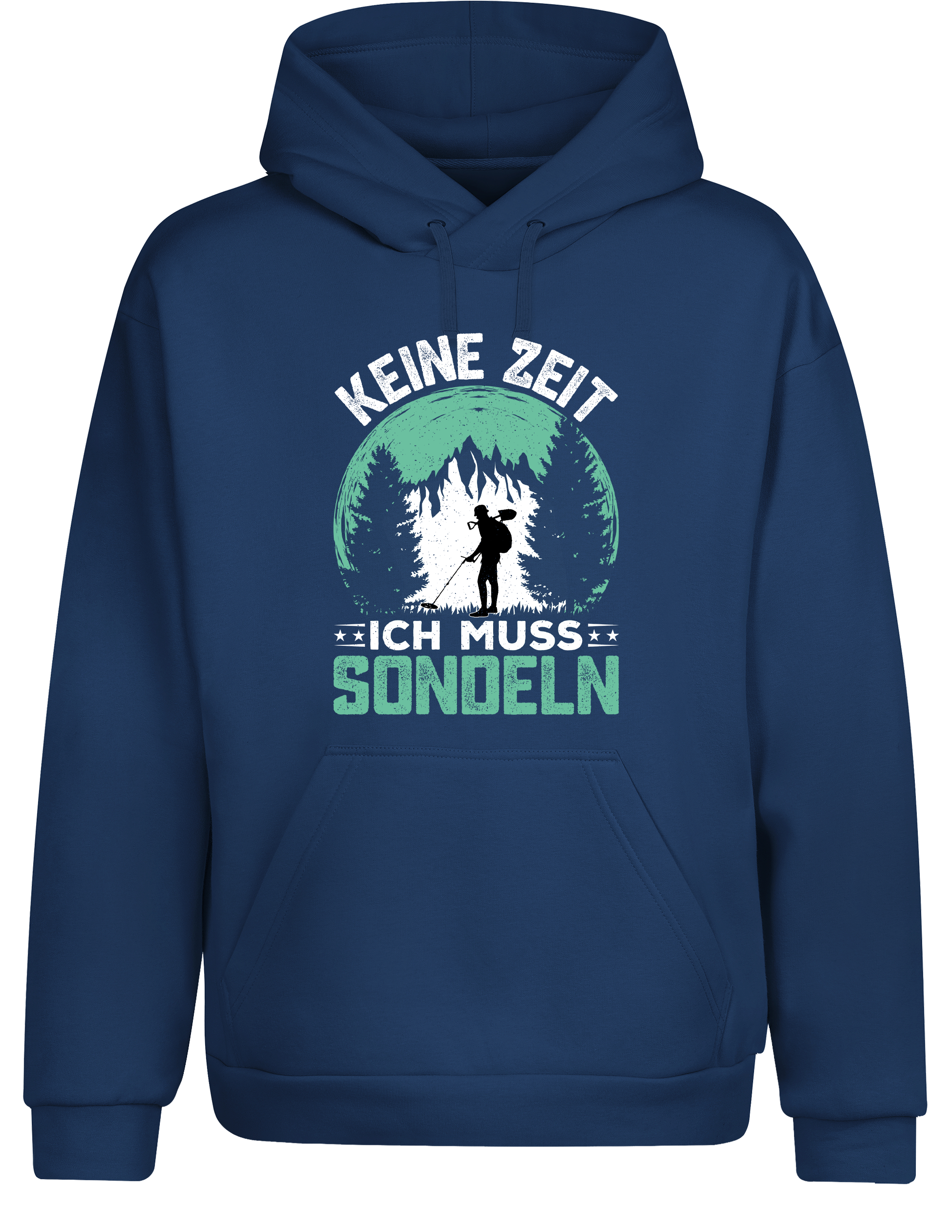 Kein Zeit, ich muss sondeln – Hoodie im Retro Stil | Bequemer Kapuzenpullover für Sondengänger, Freizeit & Geschenkidee (Copie)