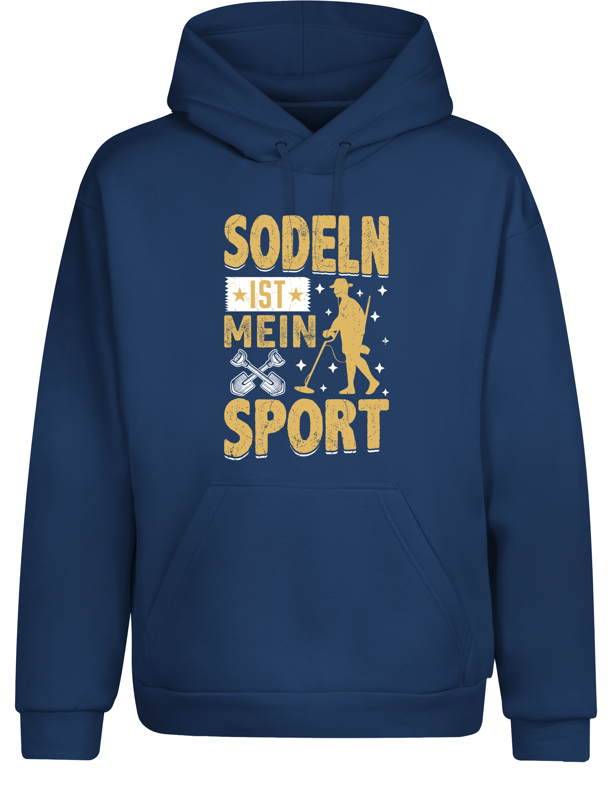 Sondeln ist mein Sport – Hoodie im Retro Stil | Lustiger Kapuzenpullover für Sondler, Schatzsuche & Freizeit
