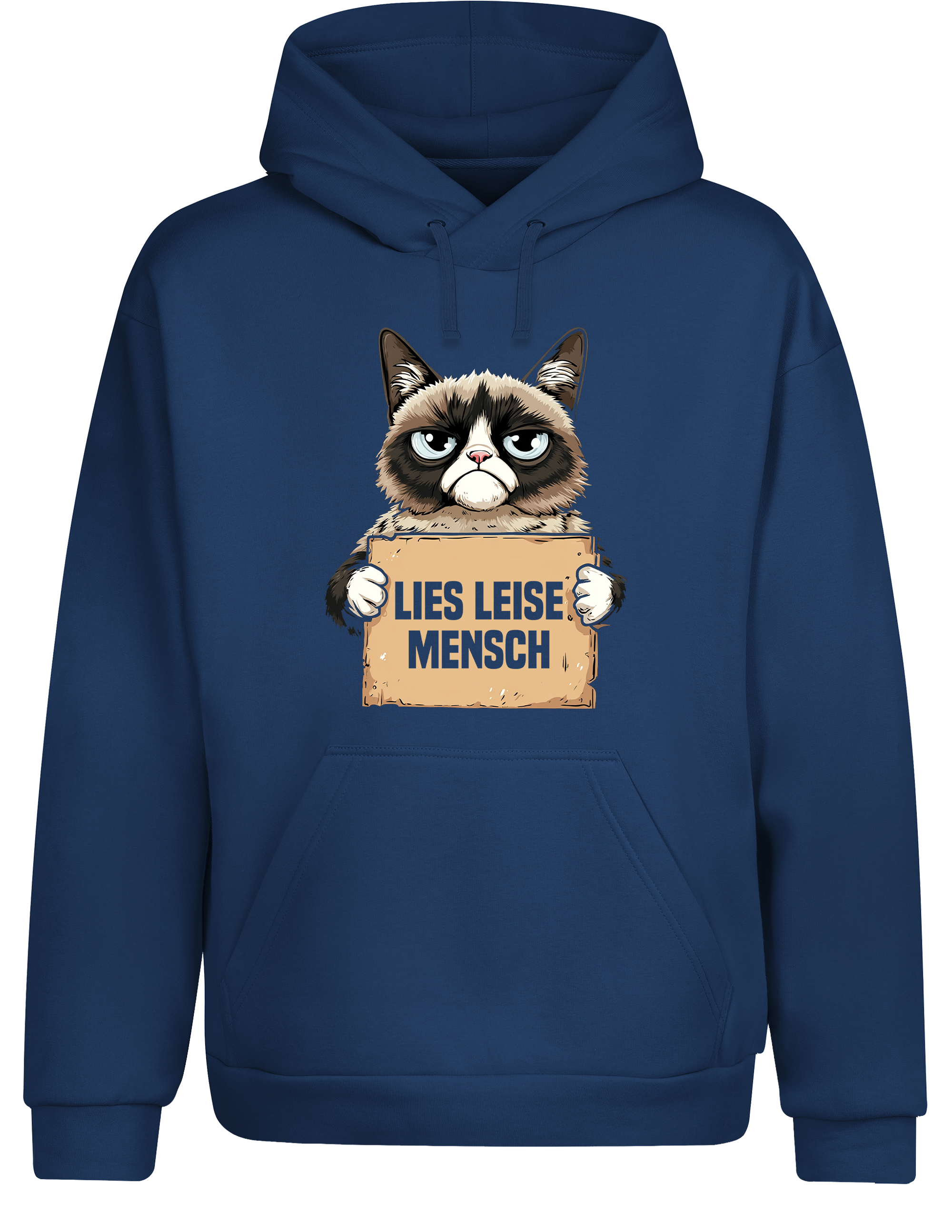 Lies leise Mensch – Hoodie im Retro Stil | Perfekter Kapuzenpullover für Leseratten, Bücherwürmer & Geschenkidee