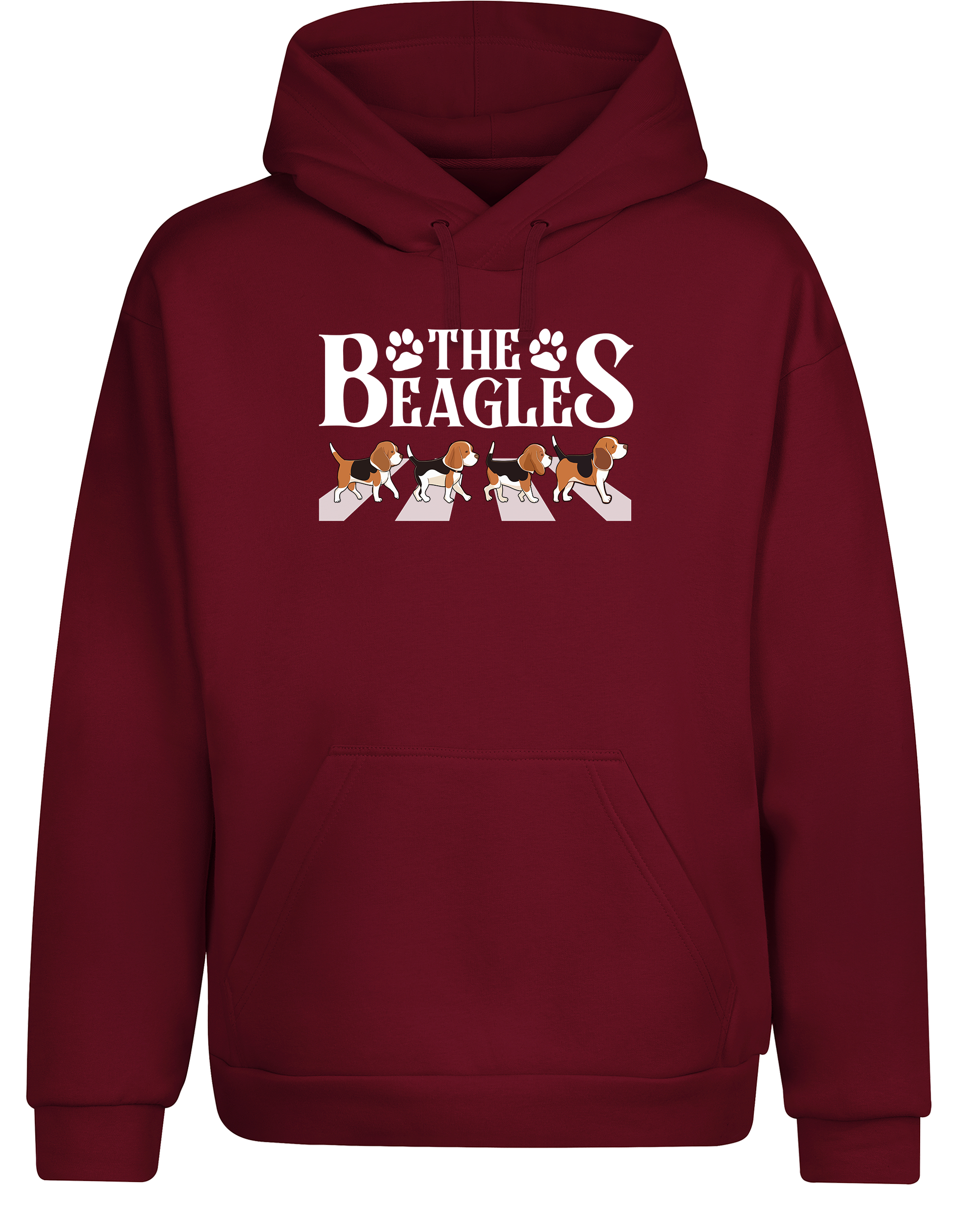 Unisex Hoodie „The Beagles“ | Lustiger Hunde-Hoodie im Abbey-Road-Design