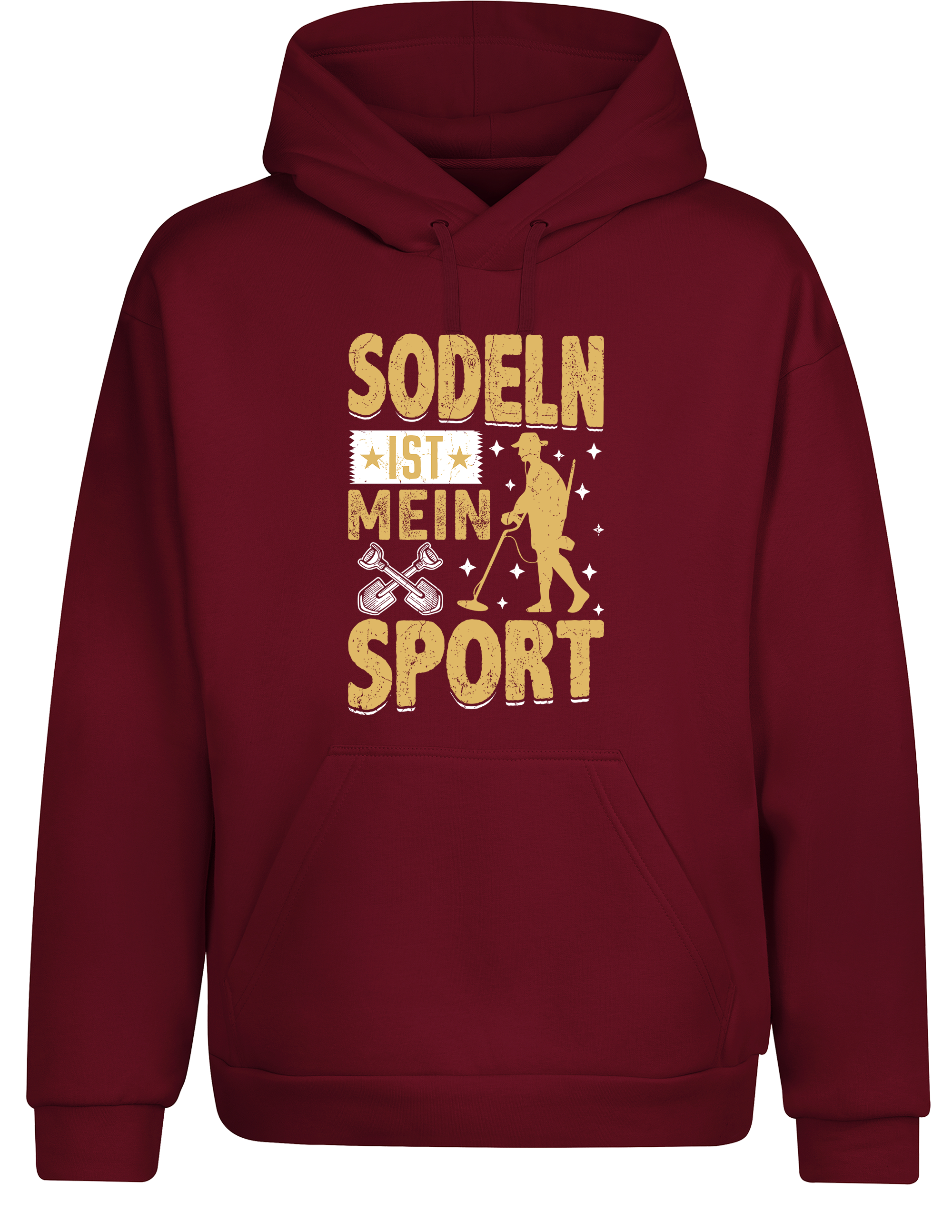 Sondeln ist mein Sport – Hoodie im Retro Stil | Lustiger Kapuzenpullover für Sondler, Schatzsuche & Freizeit