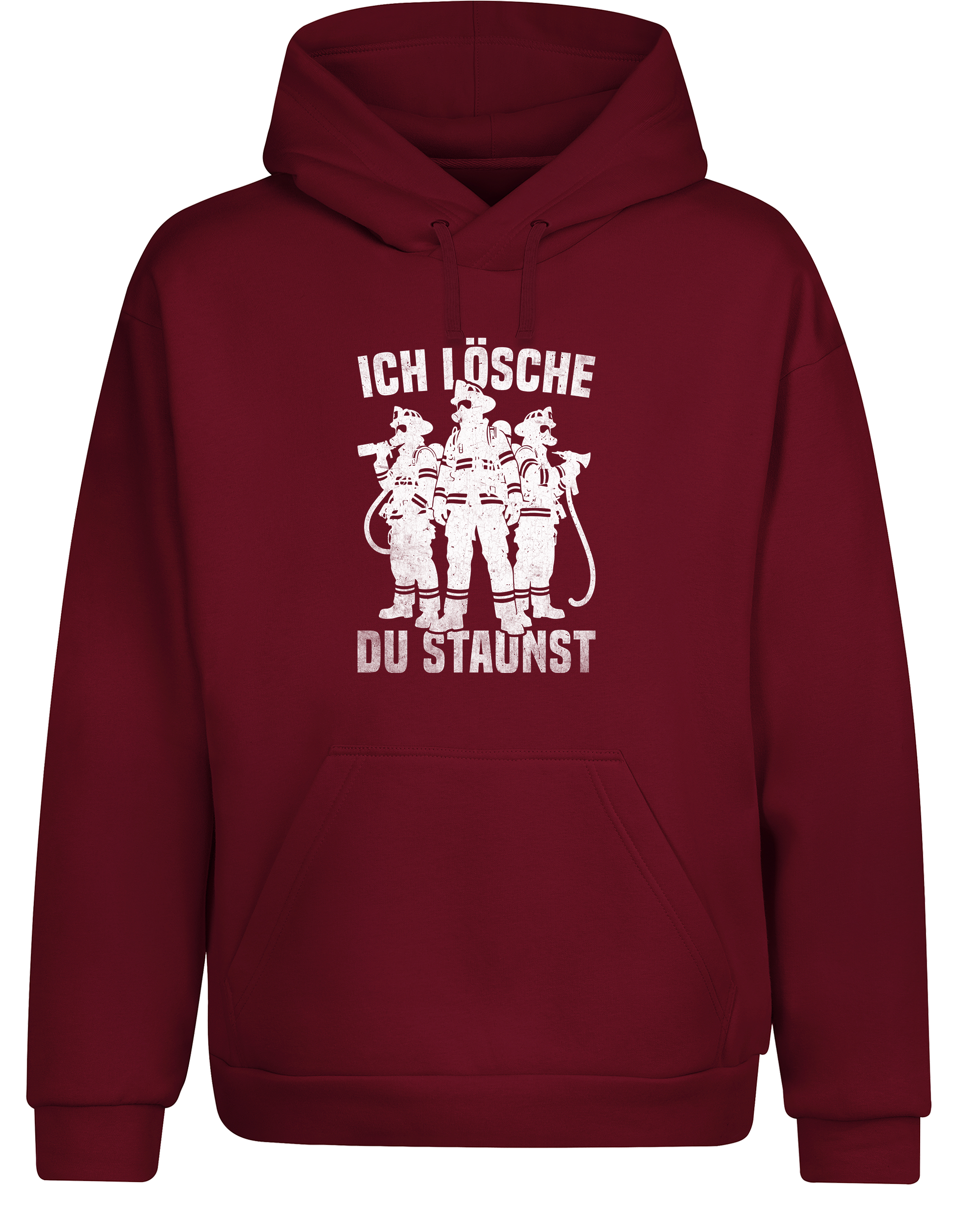 Feuerwehr – Hoodie „Ich lösche, du staunst“ | Cooler Feuerwehr Hoodie für Einsatzkräfte & Fans