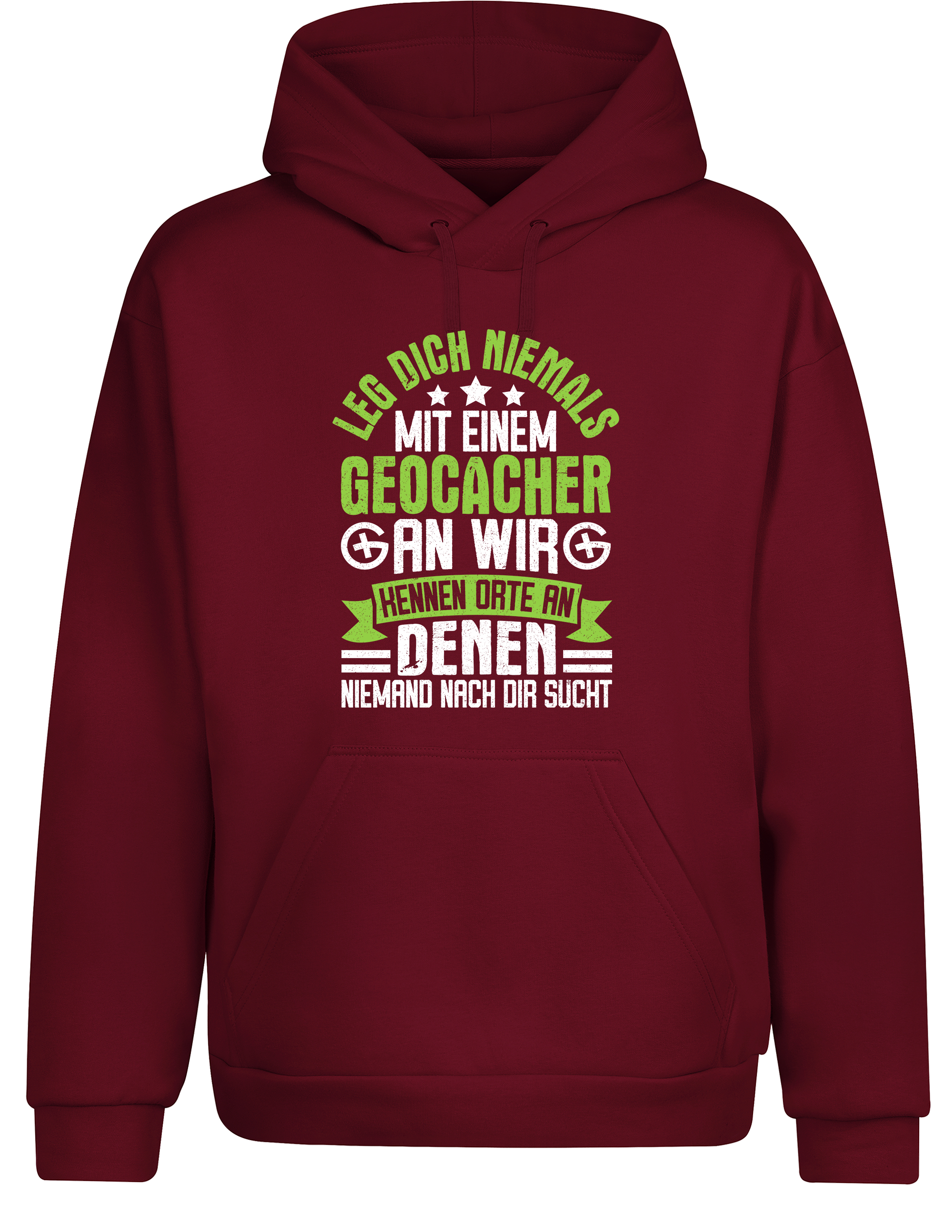 Geocacher Humor – Hoodie | Lustiger Kapuzenpullover für Geocaching-Fans & Schatzsucher