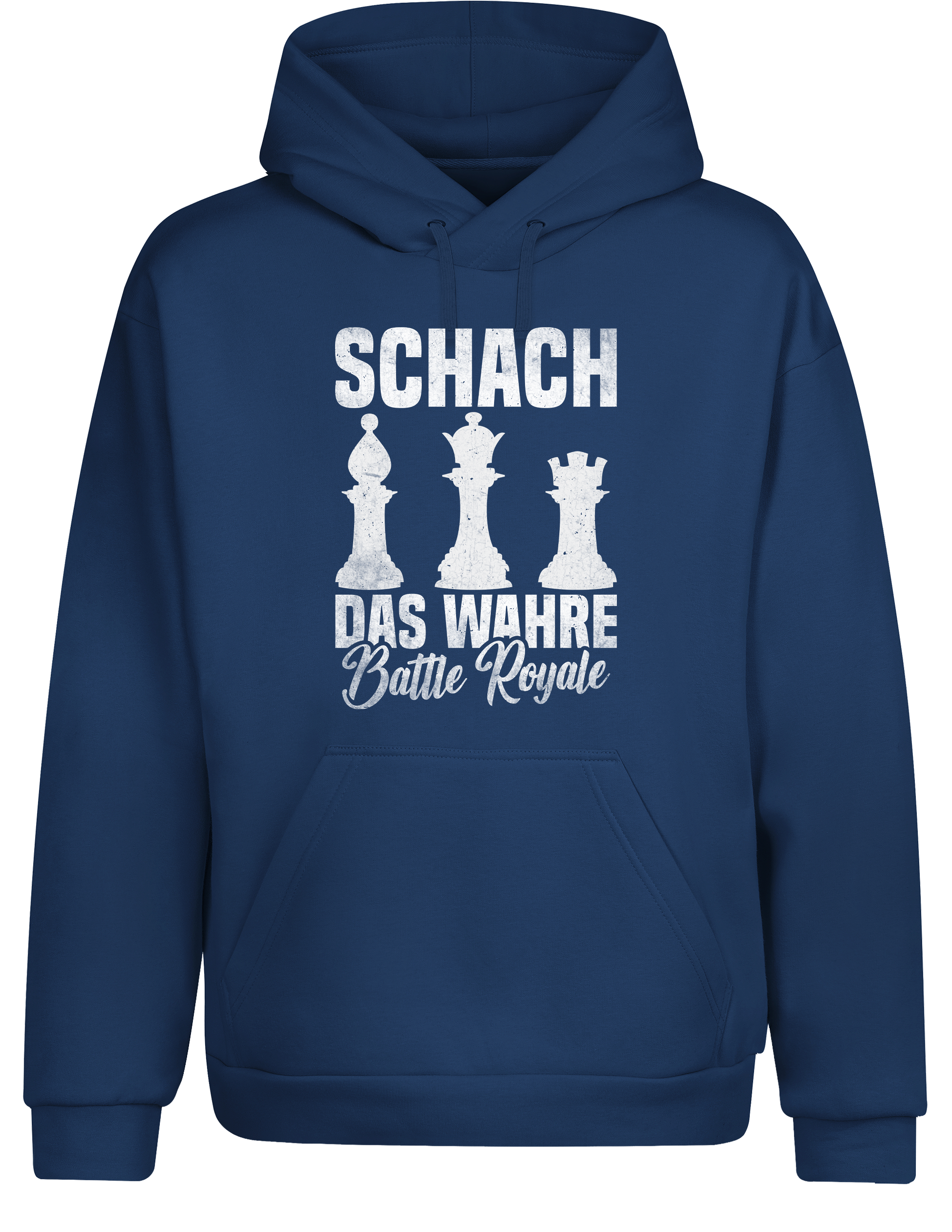 Schach das wahre Battle Royale – Hoodie im Retro-Stil | Perfekter Kapuzenpullover für Schachspieler, Turniere, Freizeit & als Geschenkidee