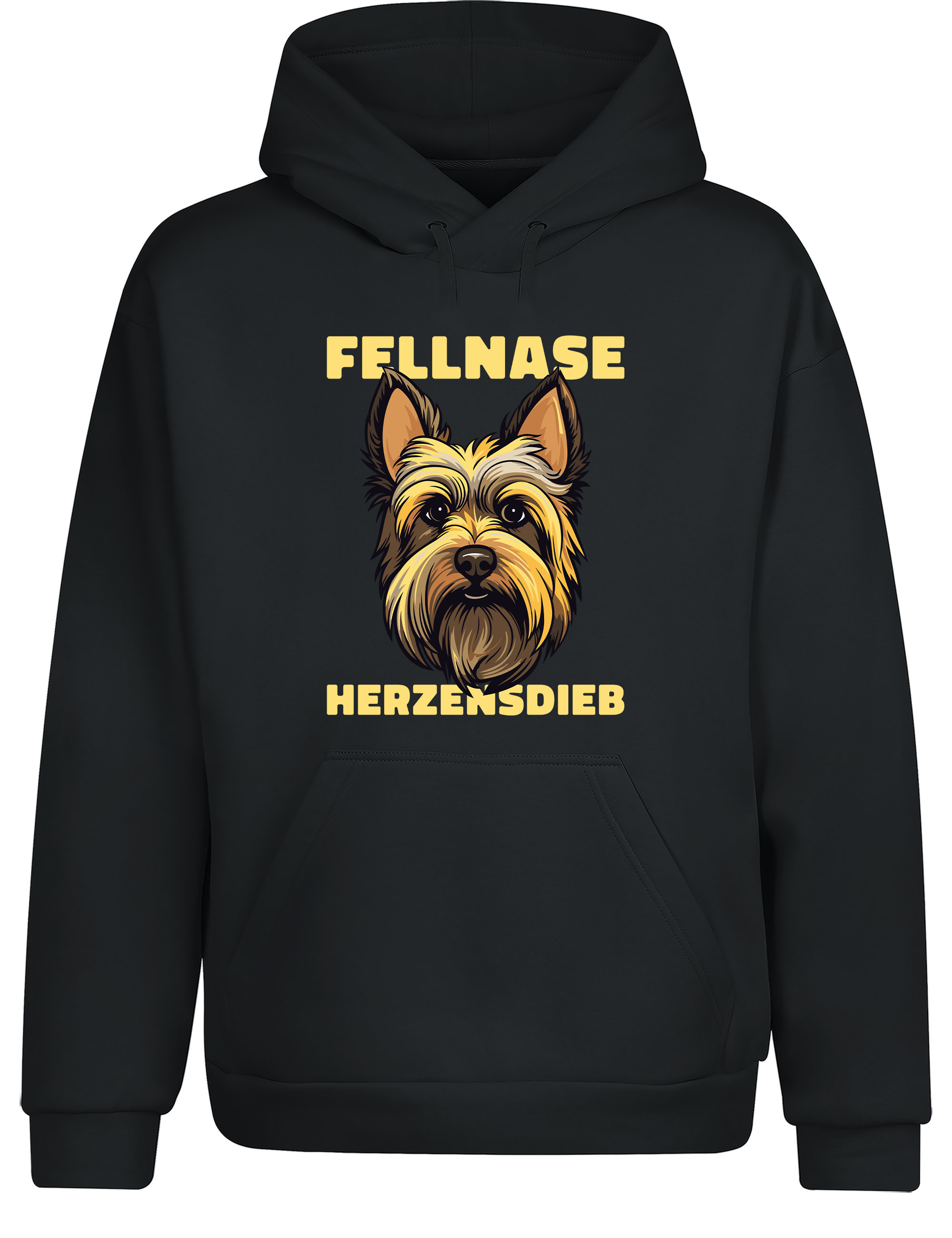 Unisex Hoodie „Fellnase Herzensdieb“ | Lustiger Hunde Hoodie für Hundeliebhaber