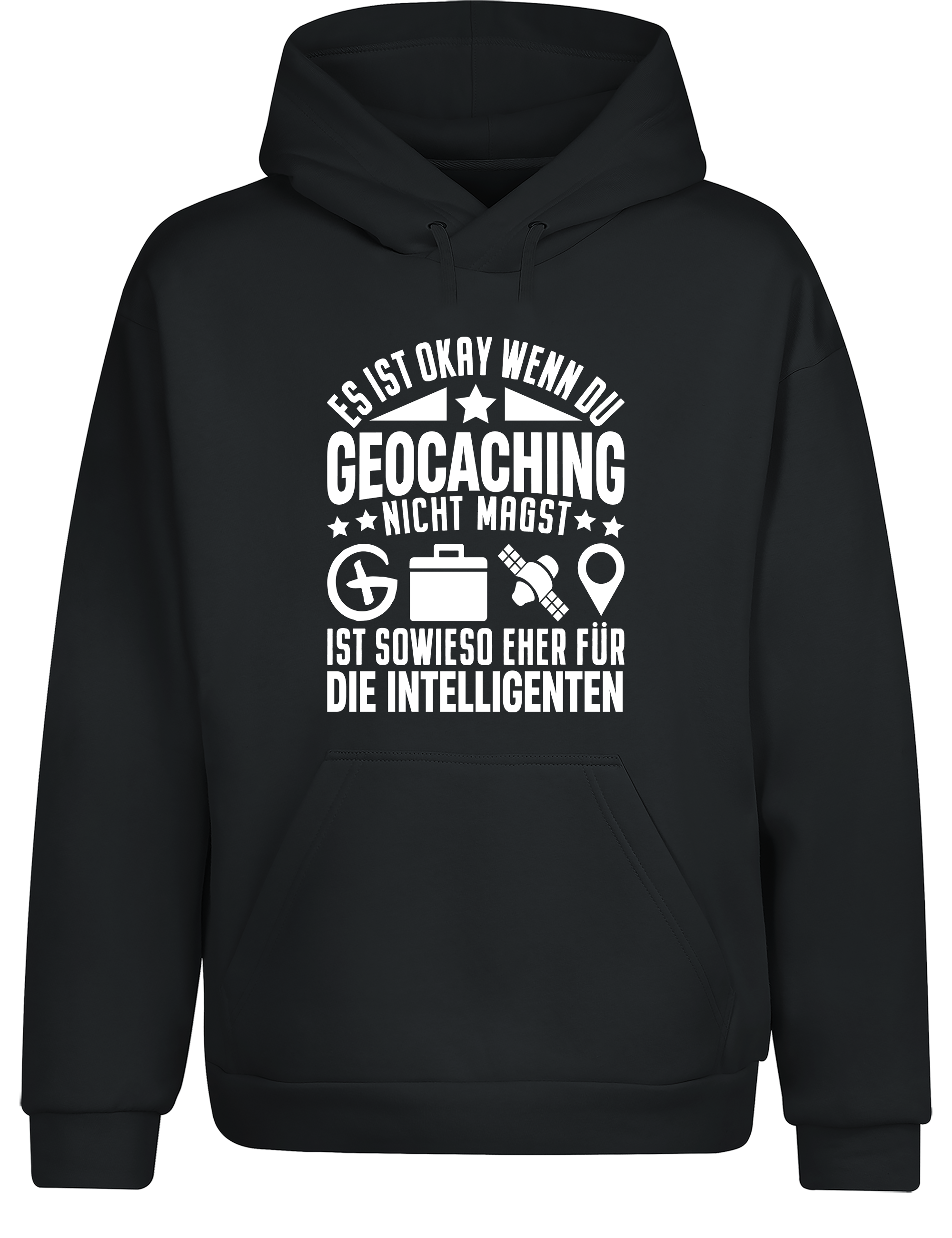 Es ist okay, wenn du Geocaching nicht magst – Hoodie im Retro Stil | Lustiger Kapuzenpullover für Geocacher, Schatzsucher & Outdoor-Fans (Copie)