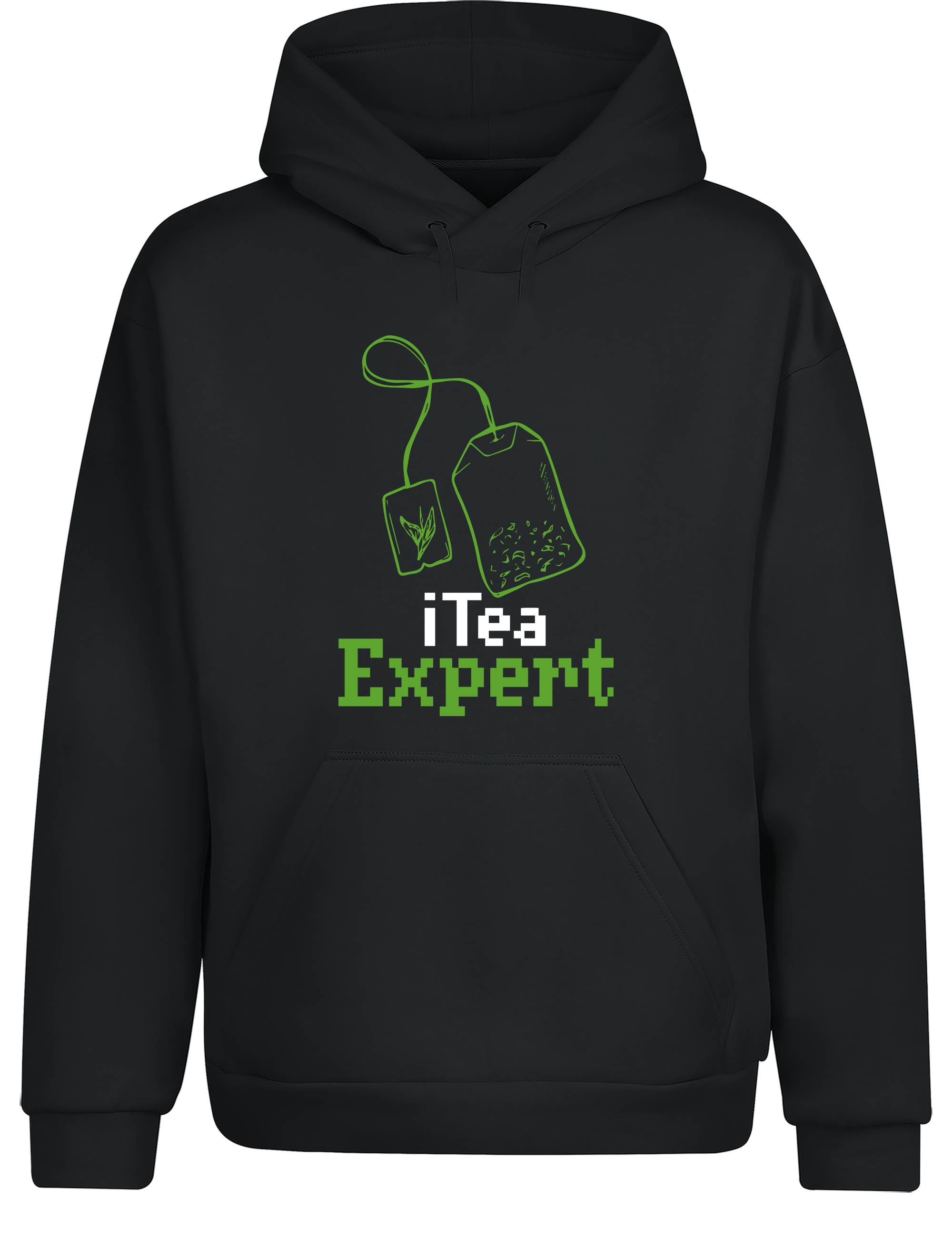 I Tea Expert – Hoodie im Retro Stil | Lustiger Kapuzenpullover für Teeliebhaber, Nerds & IT-Fans