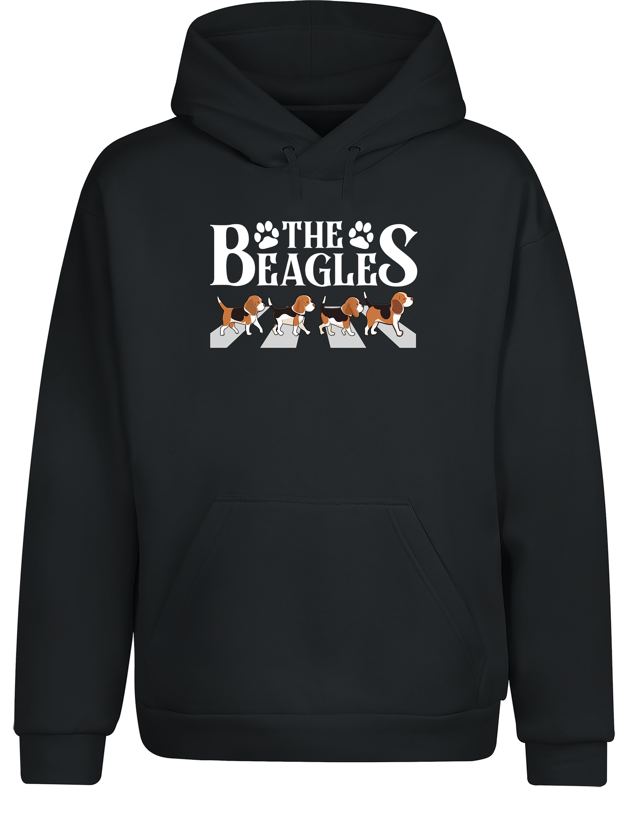 Unisex Hoodie „The Beagles“ | Lustiger Hunde-Hoodie im Abbey-Road-Design