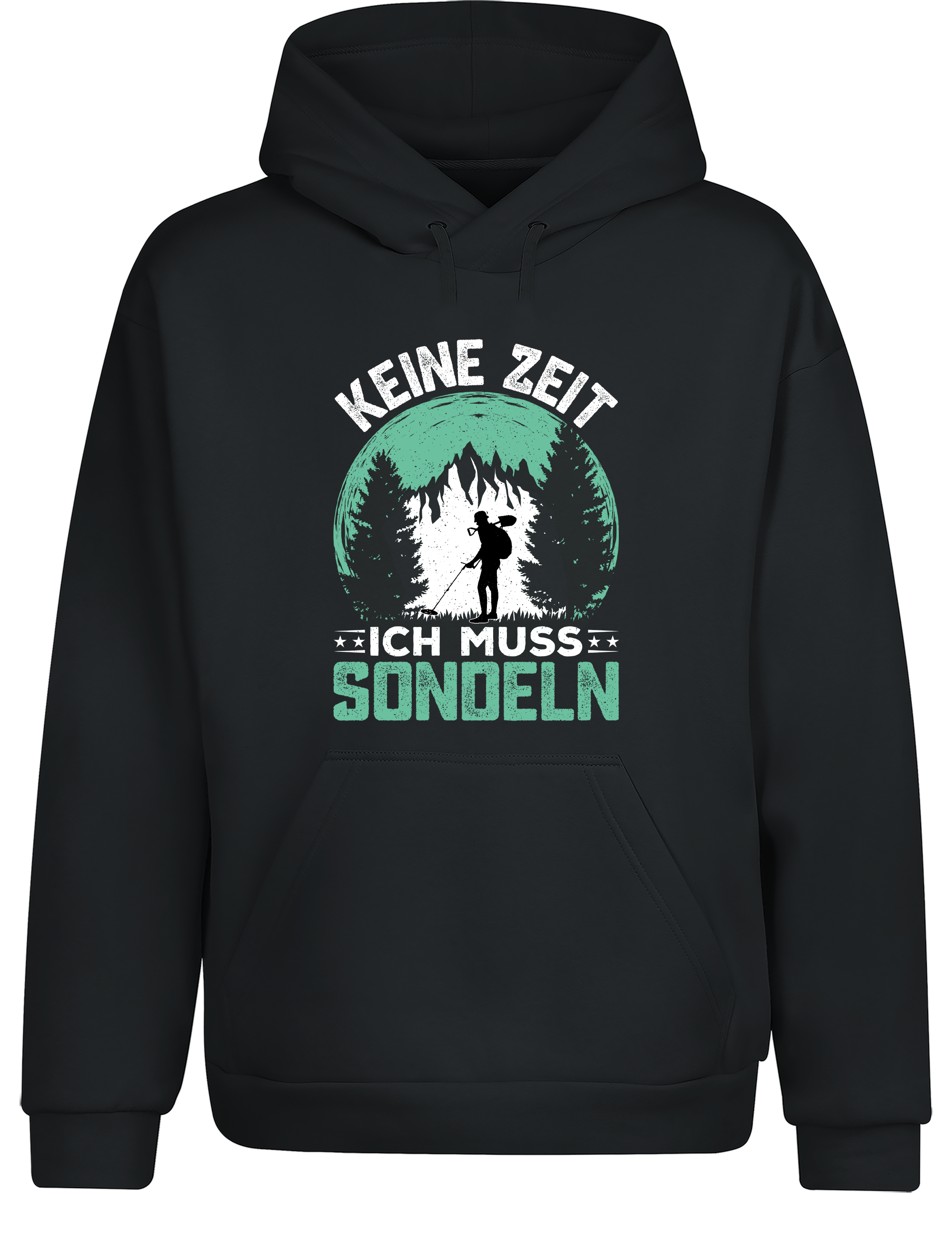 Kein Zeit, ich muss sondeln – Hoodie im Retro Stil | Bequemer Kapuzenpullover für Sondengänger, Freizeit & Geschenkidee (Copie)
