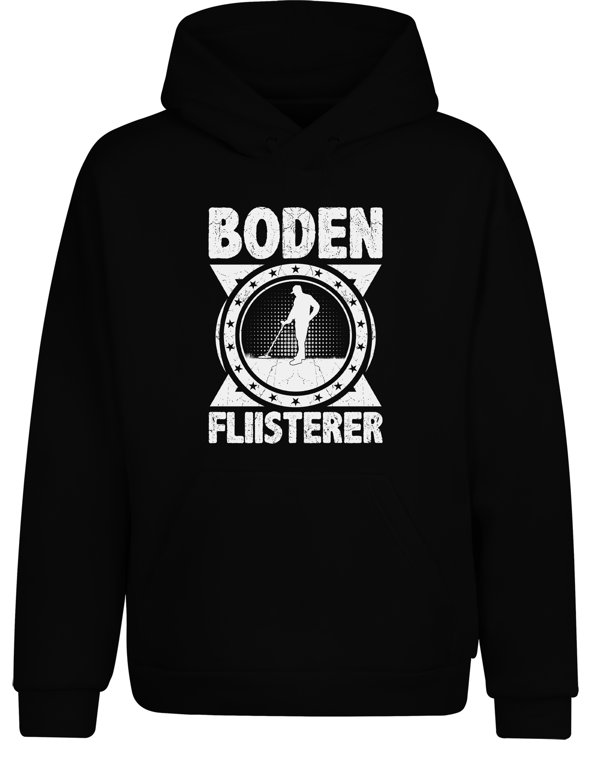 Bodenflüsterer – Hoodie im Retro Stil | Lustiger Kapuzenpullover für Schatzsucher, Sondler & Freizeit